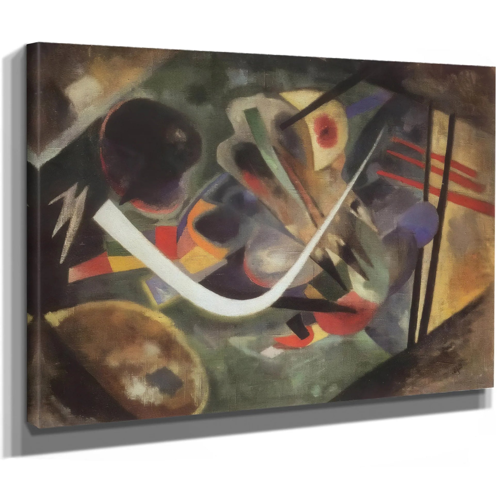 White Stroke 1920 By Wassily Kandinsky Fine Art Print