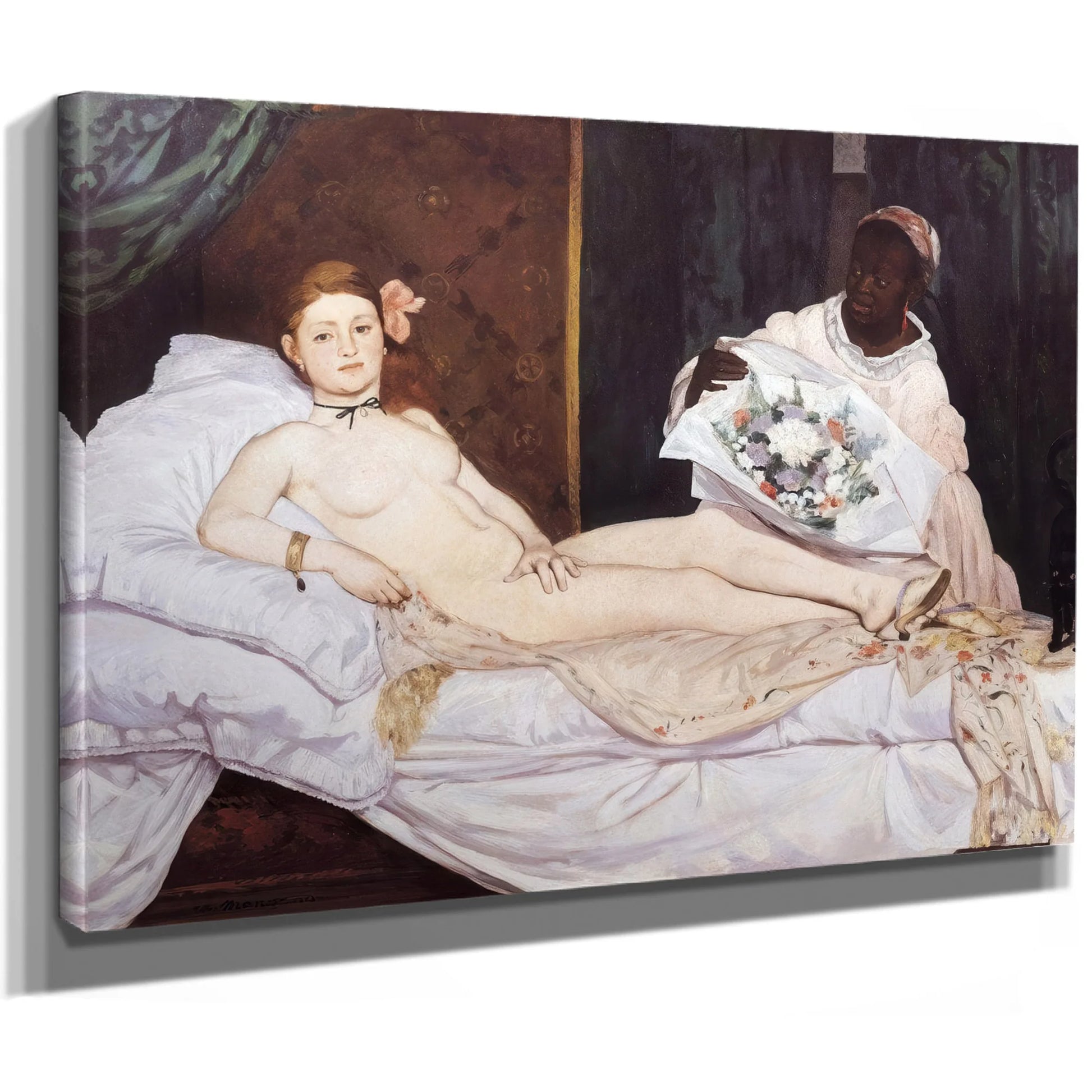 Olympia 1863 By Edouard Manet Fine Art Print