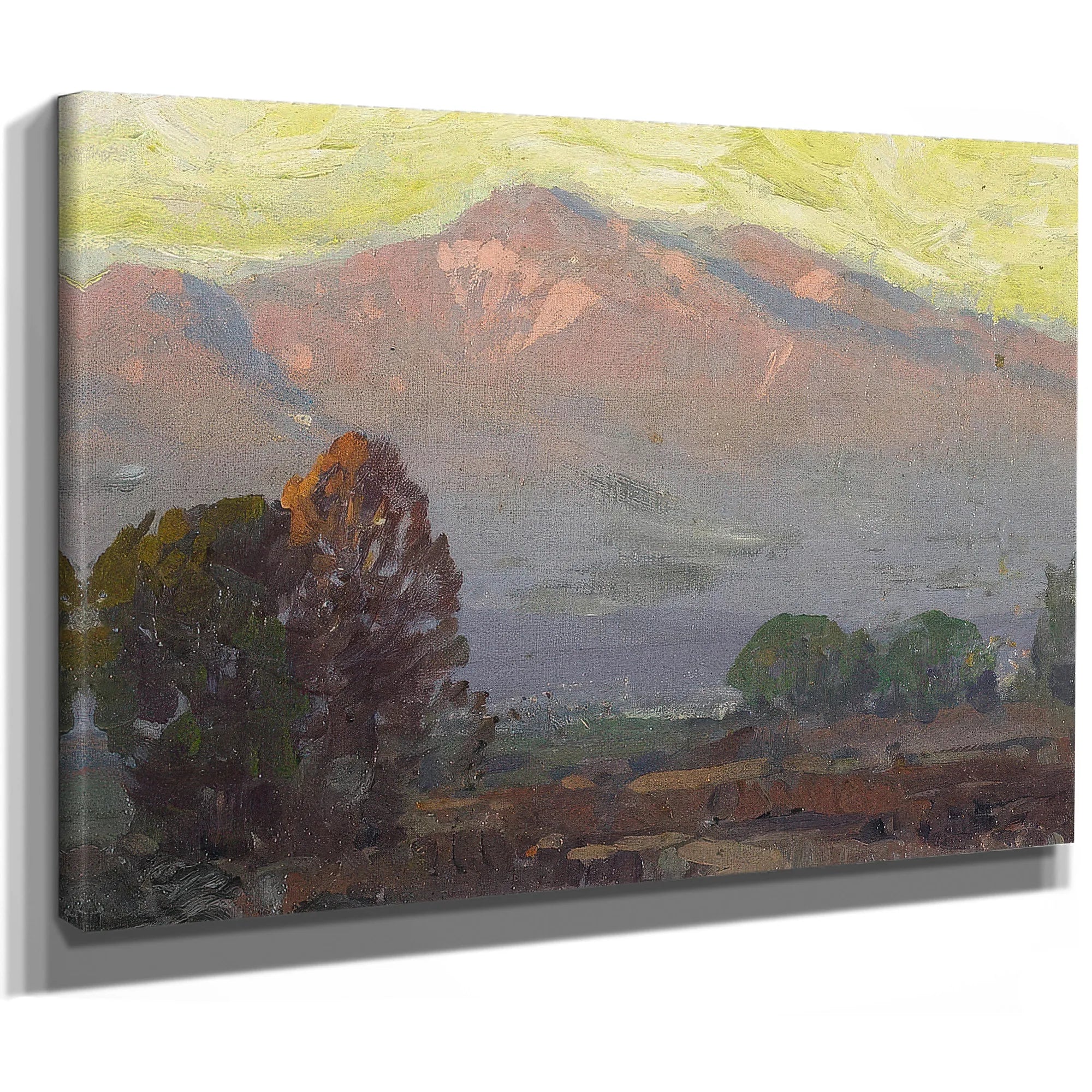 Mountains At Sundown By Edgar Payne Fine Art Print