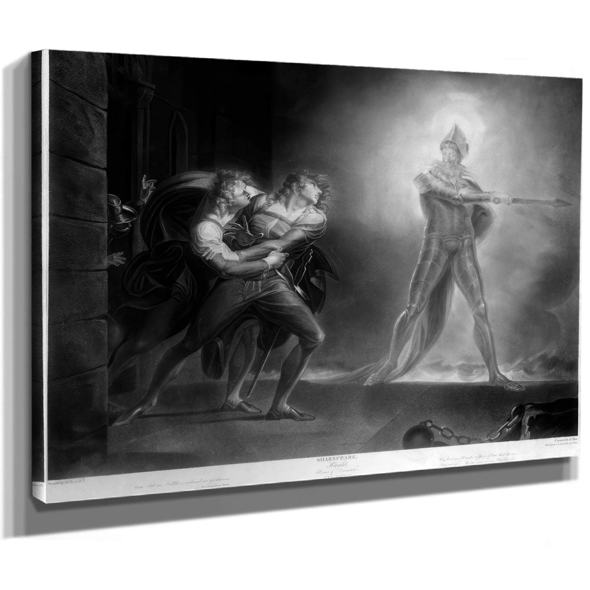 Hamlet, Prince Of Demark Act I Scene Iv By Henry Fuseli Fine Art Print