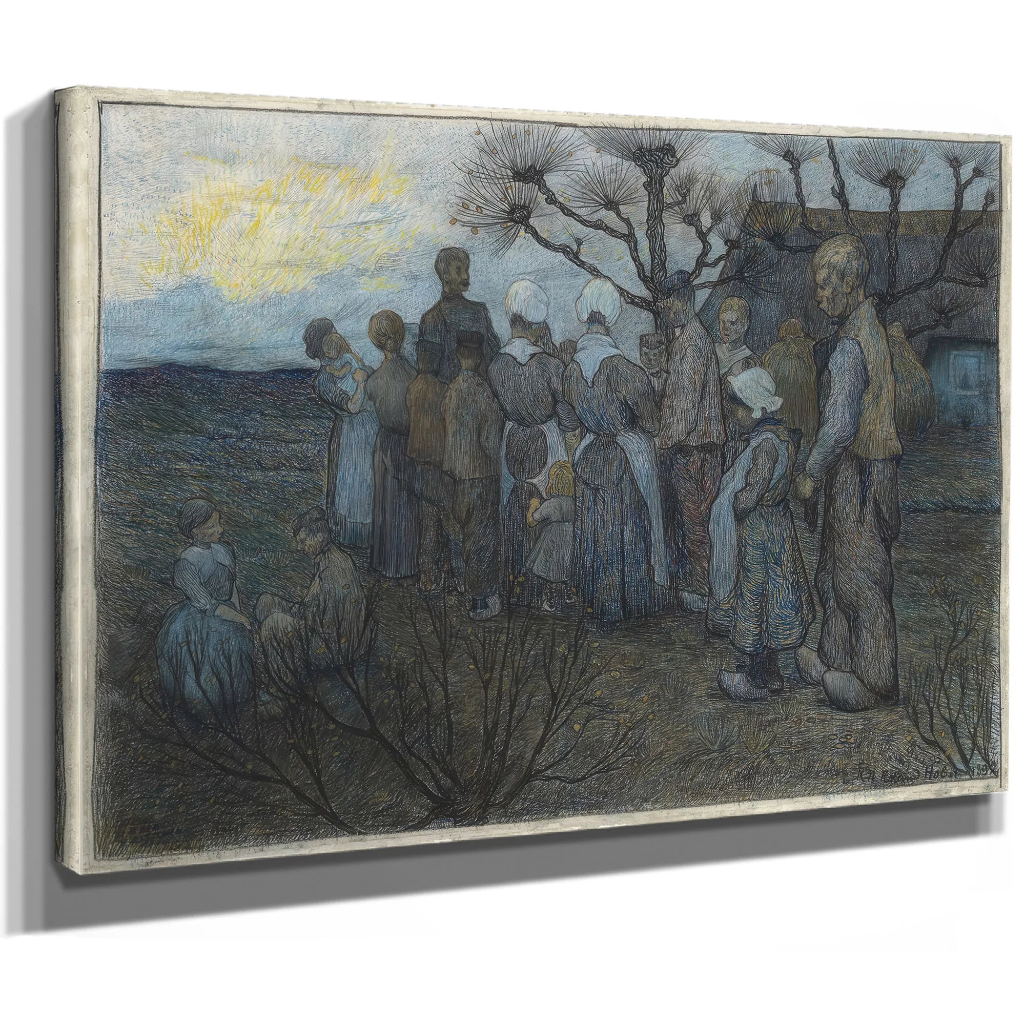 De Veldprediking by Richard Nicolaus Roland Holst Fine Art Print