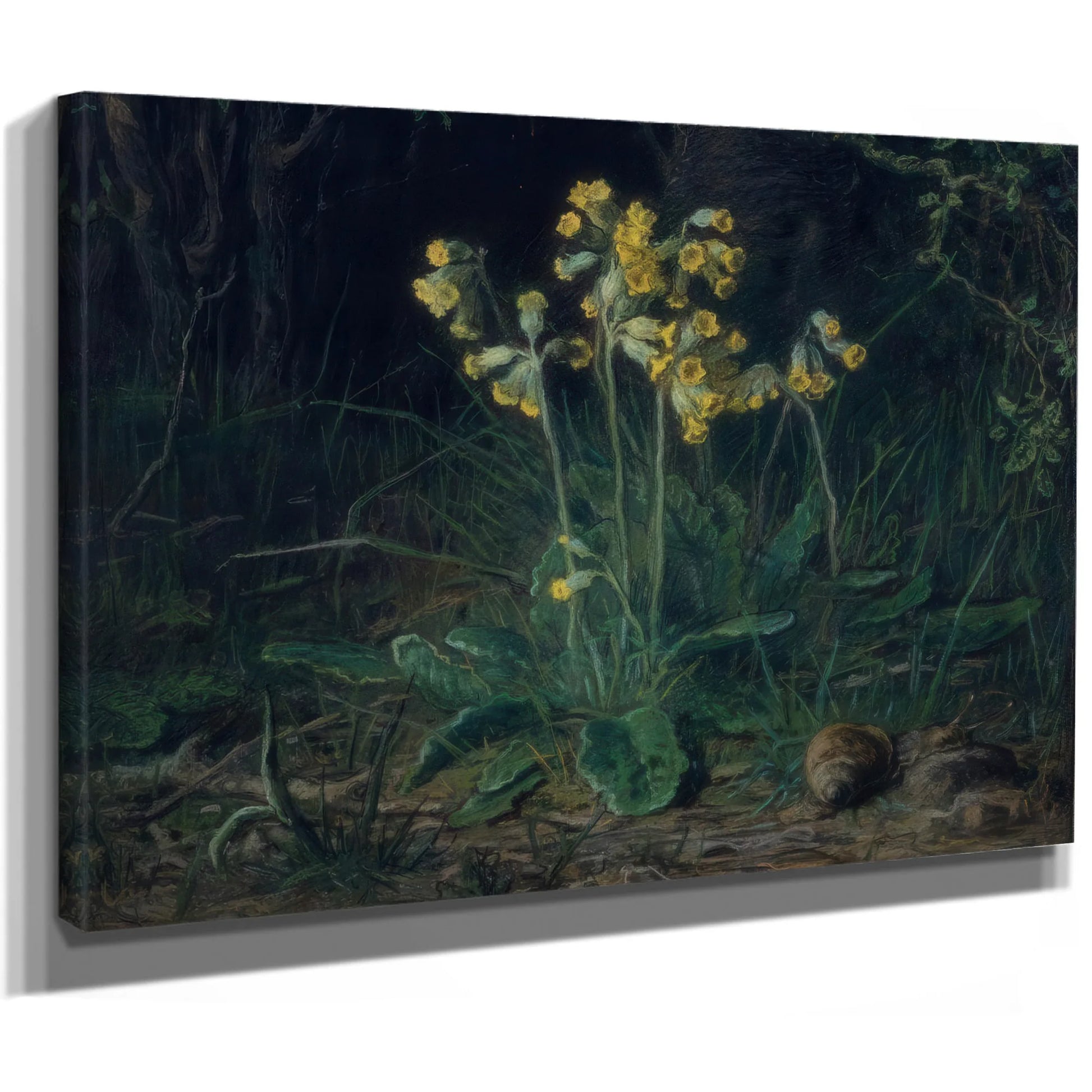 Primroses By Jean Francois Millet Fine Art Print