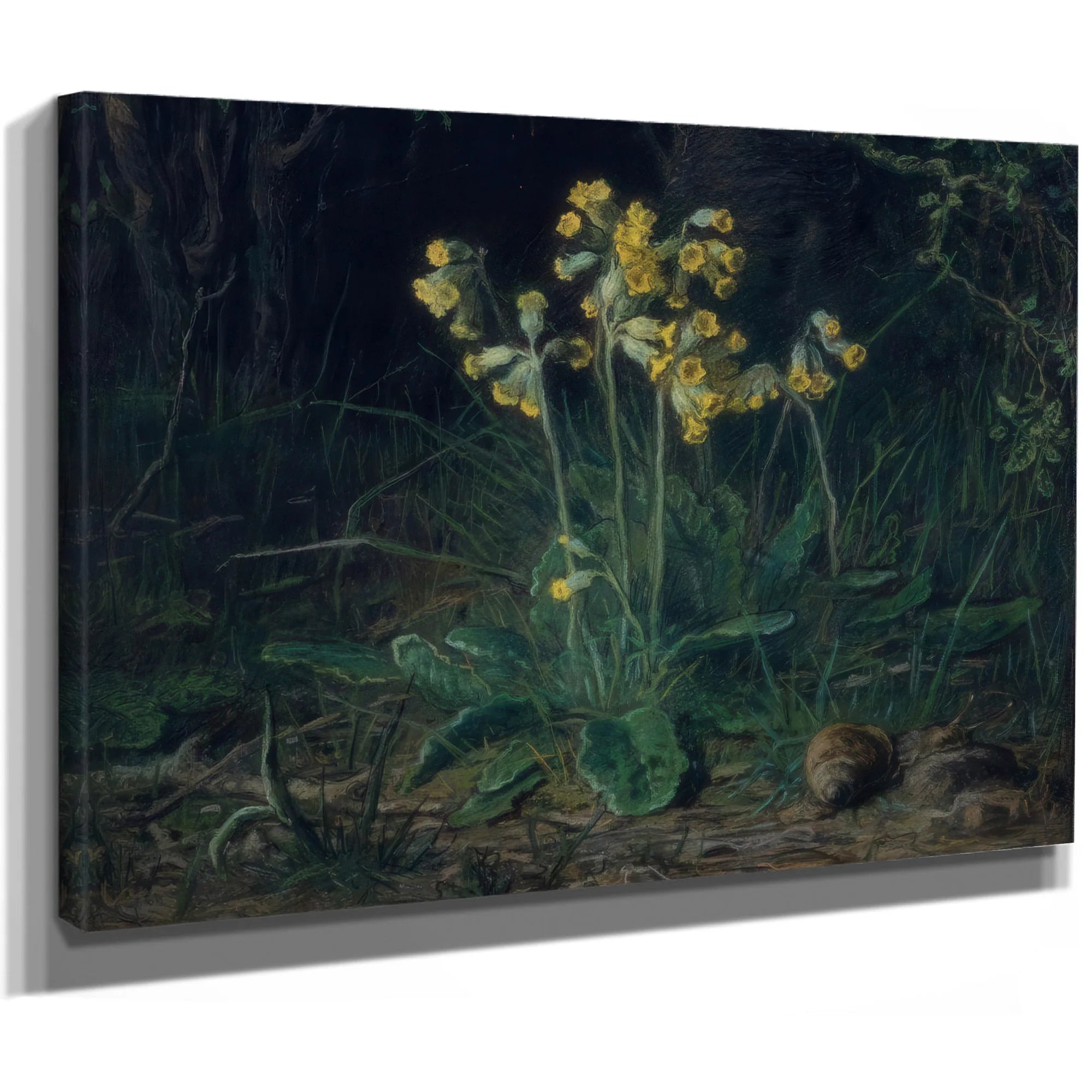 Primroses By Jean Francois Millet Fine Art Print