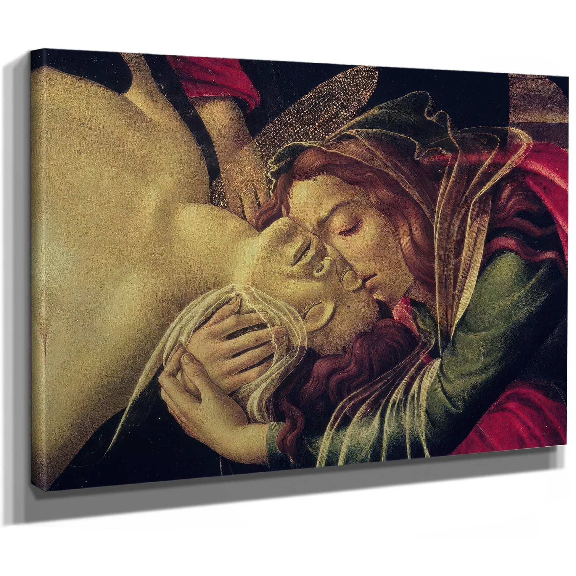 Detail Of The Lamentation Of Christ By Sandro Botticelli Fine Art Print