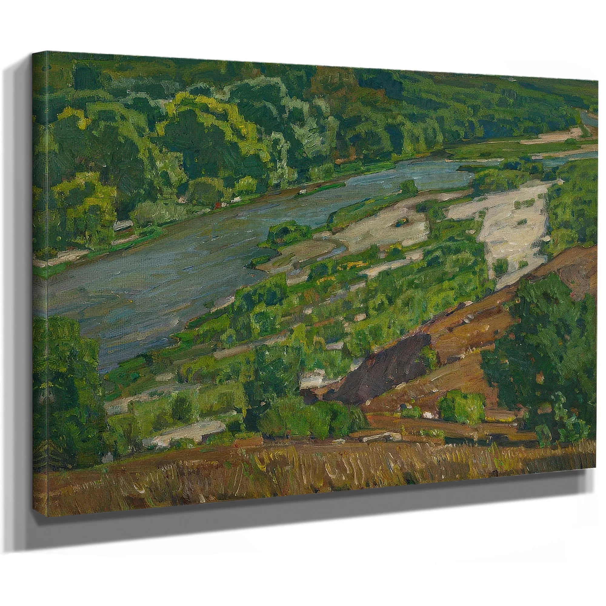 Santa Ana River 1928 By William Wendt Fine Art Print