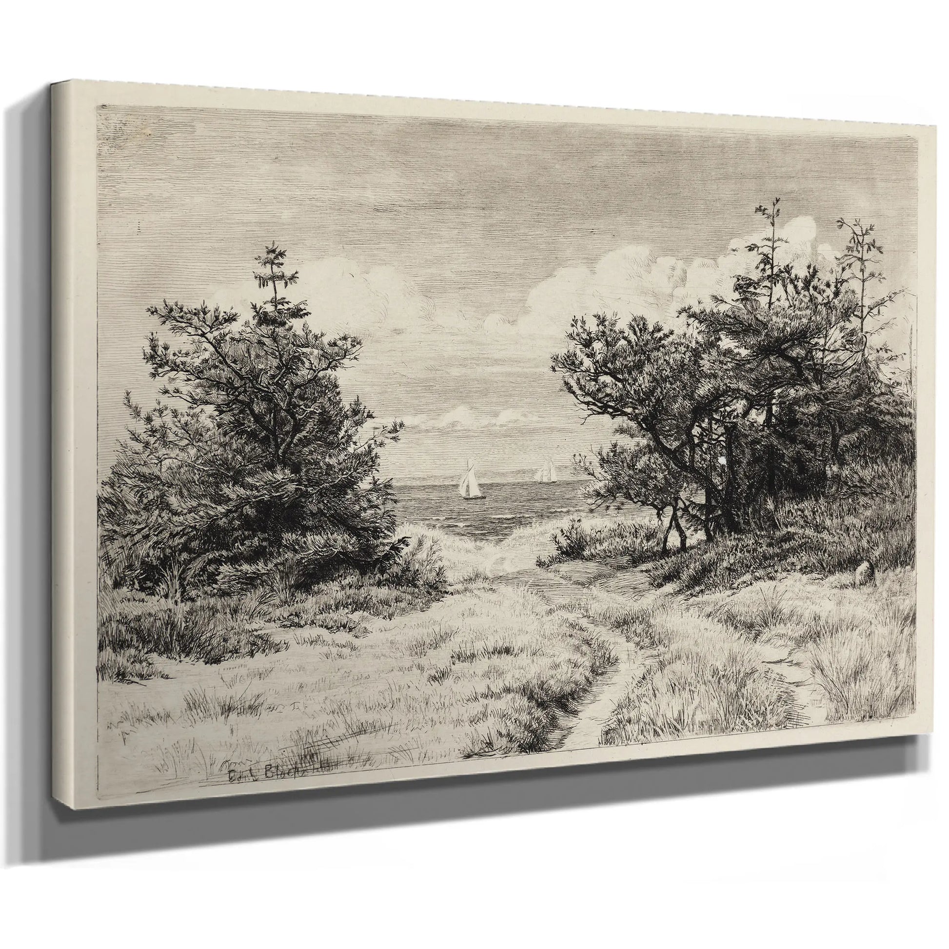 Udsigt Til Havet by Carl Bloch