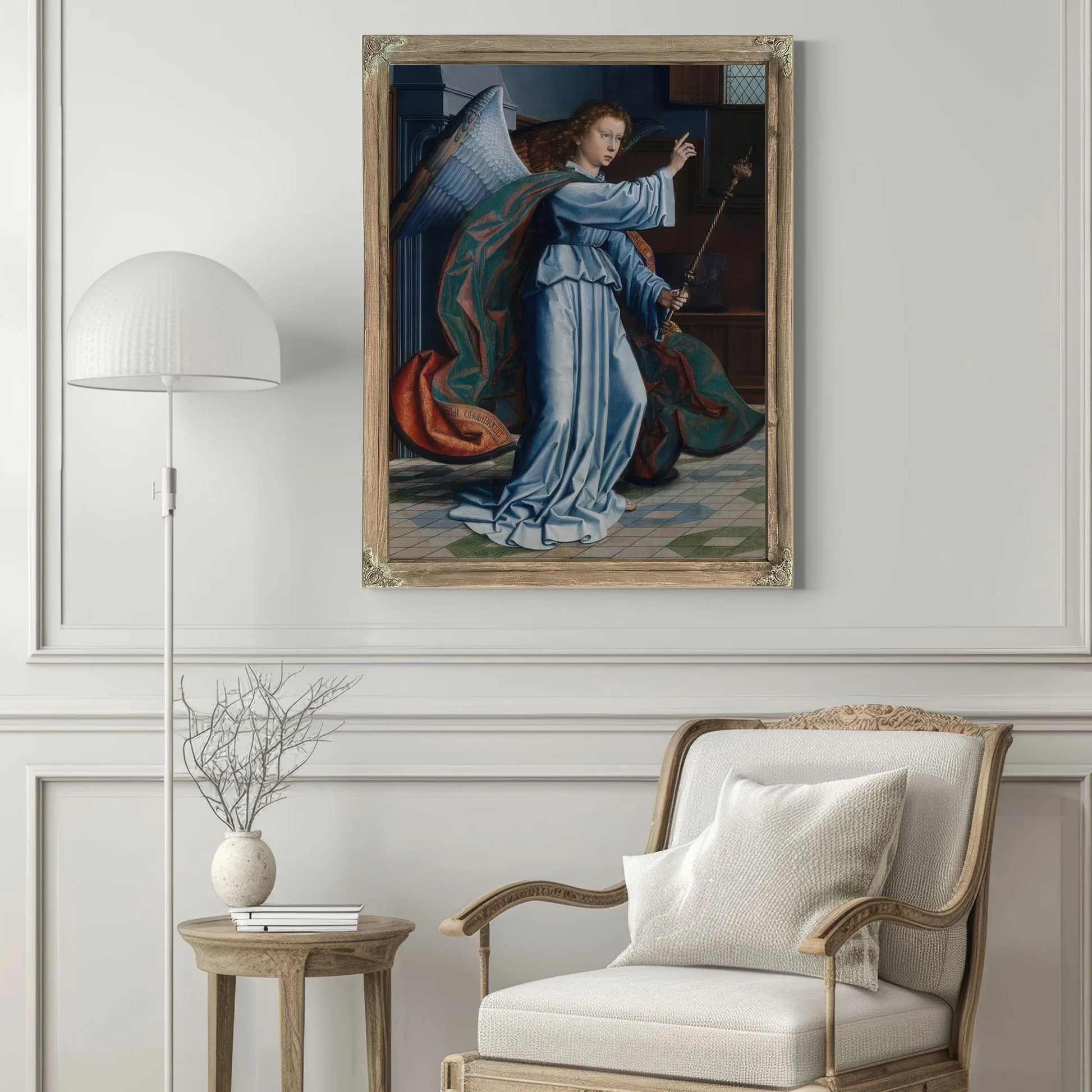 1 The Annunciation Gerard David By Gerard David Fine Art Print
