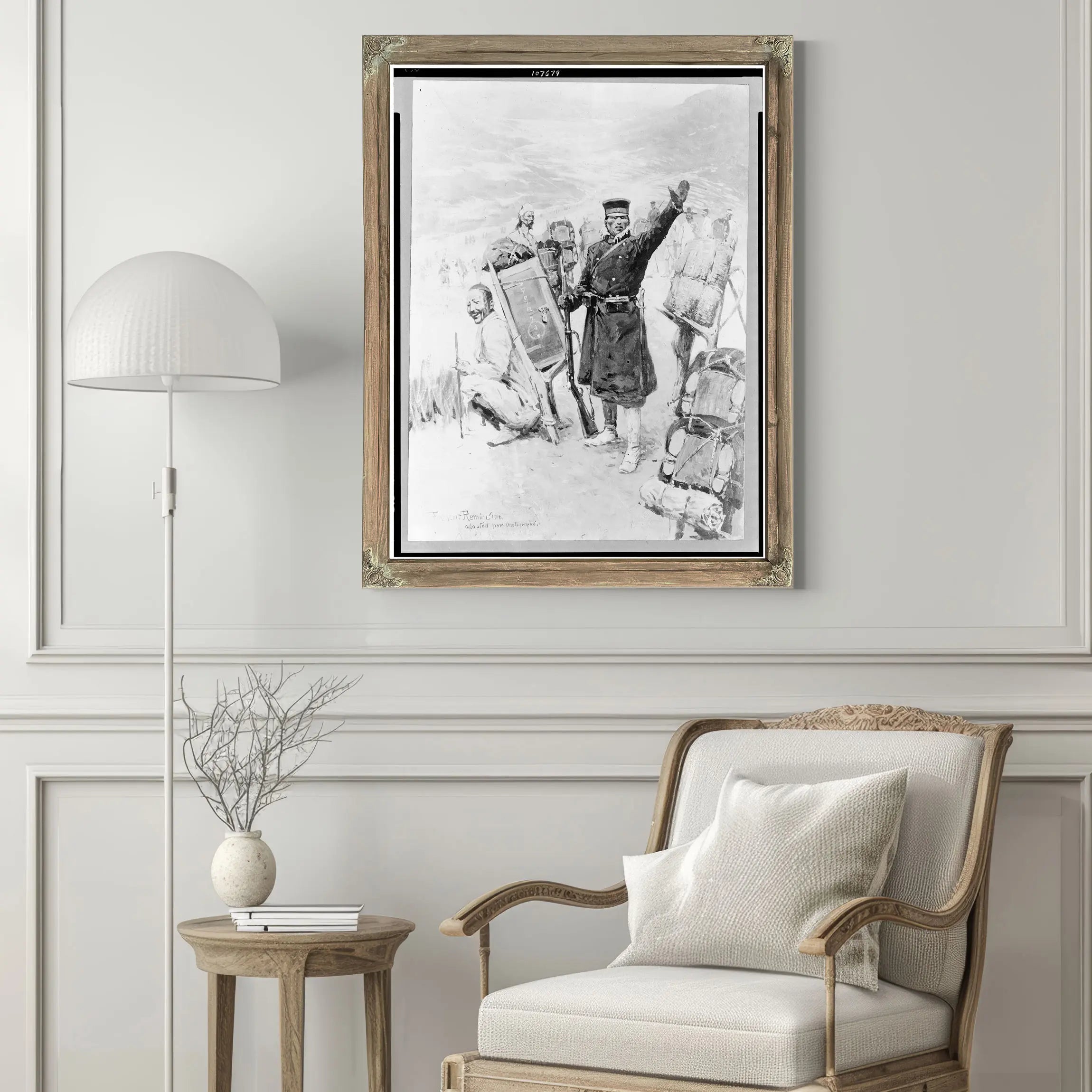 On The March To The Yalu Lccn  by Frederic Remington