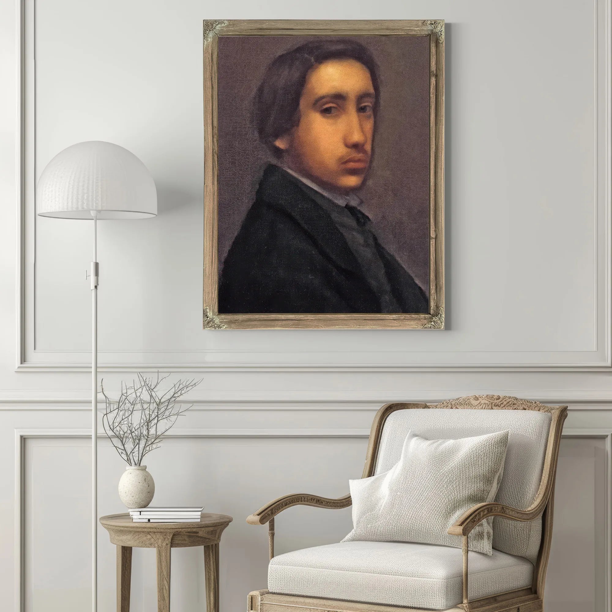 Self Portrait By Edgar Degas Fine Art Print