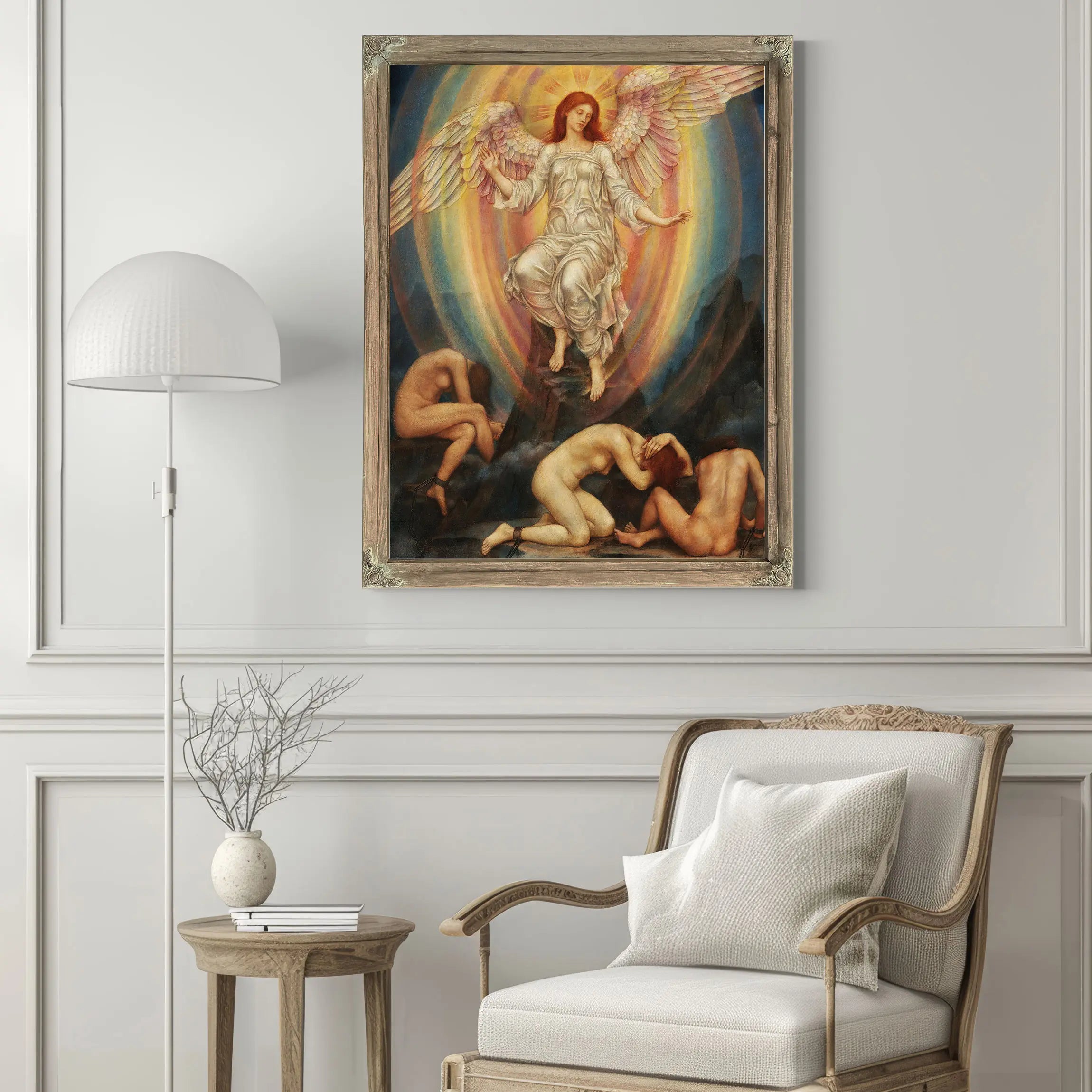 The Light Shineth In Darkness And The Darkness Comprehendreth It Not by Evelyn De Morgan