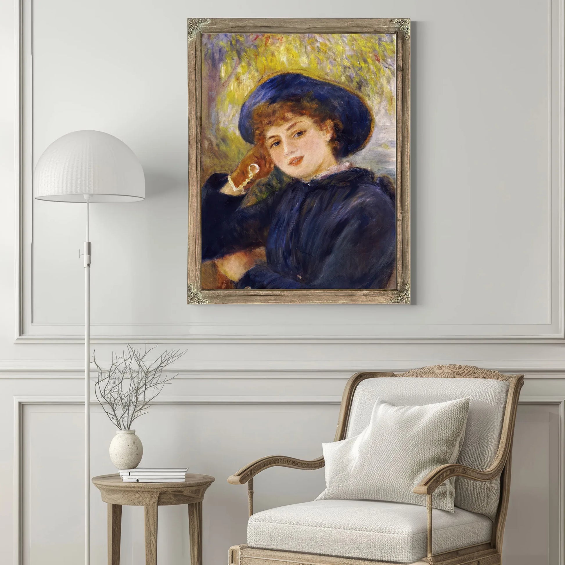 Portrait Of Madamoiselle Demarsy By Pierre Auguste Renoir Fine Art Print