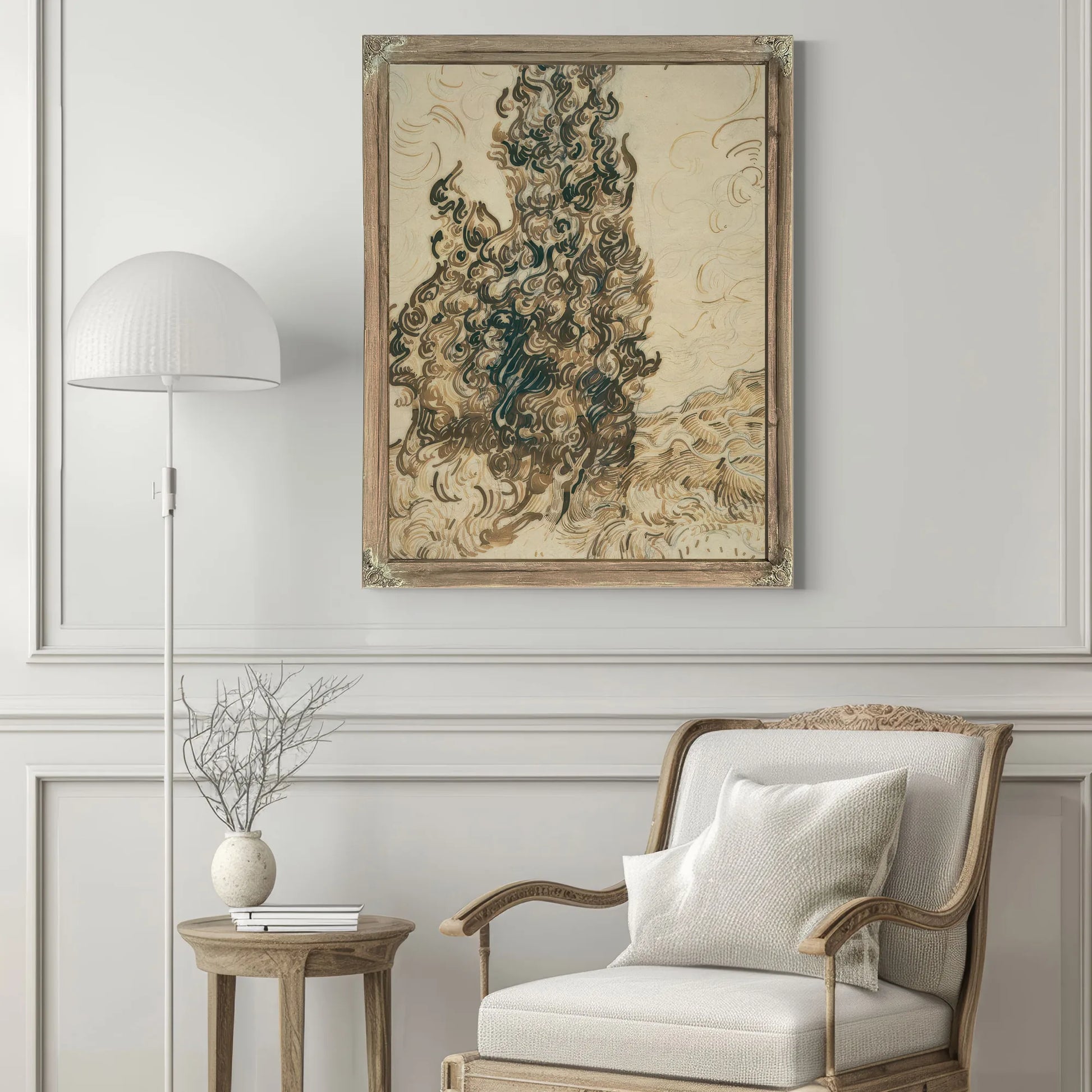 Cypresses By Vincent Van Gogh Fine Art Print