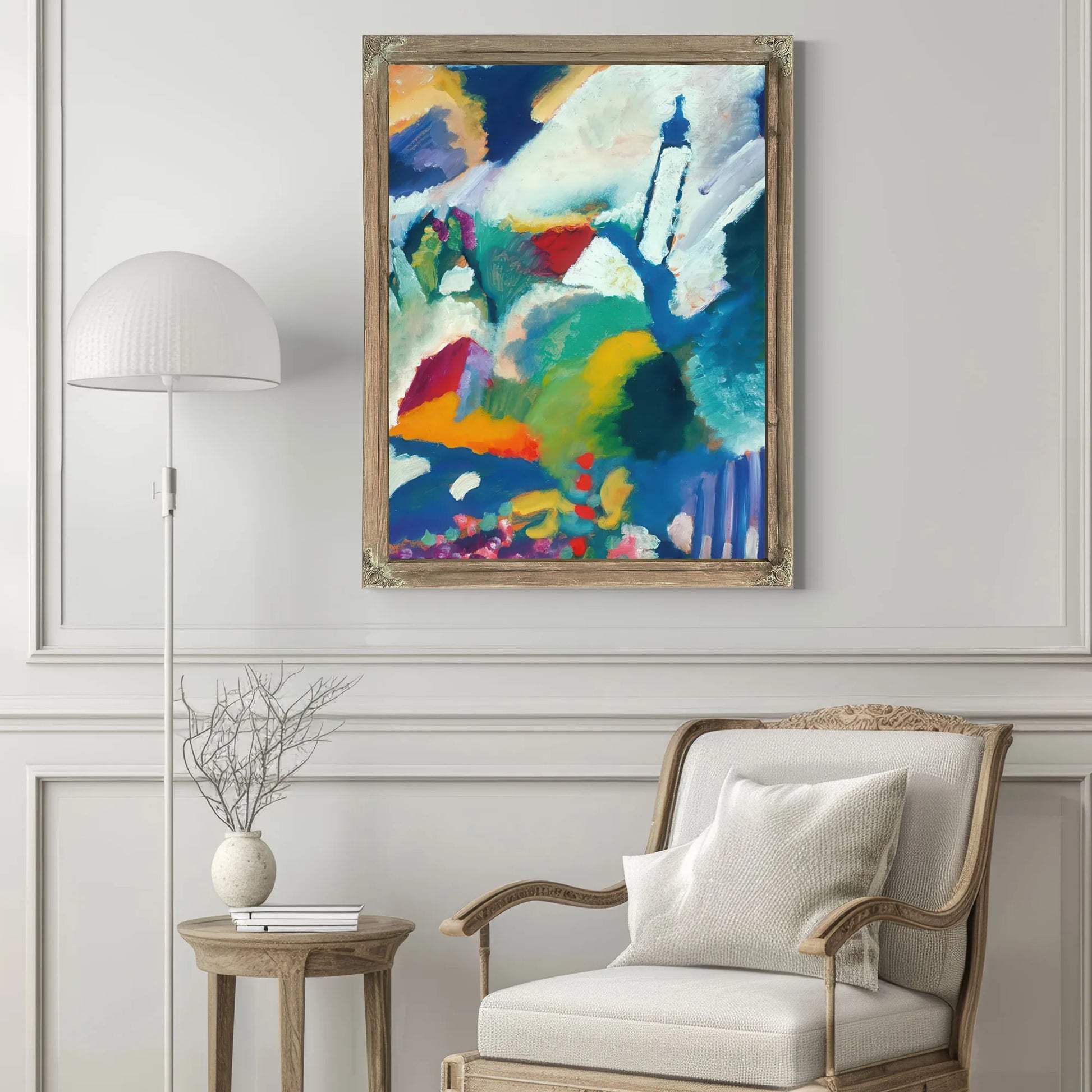 Church In Murnau 1910 By Wassily Kandinsky Fine Art Print