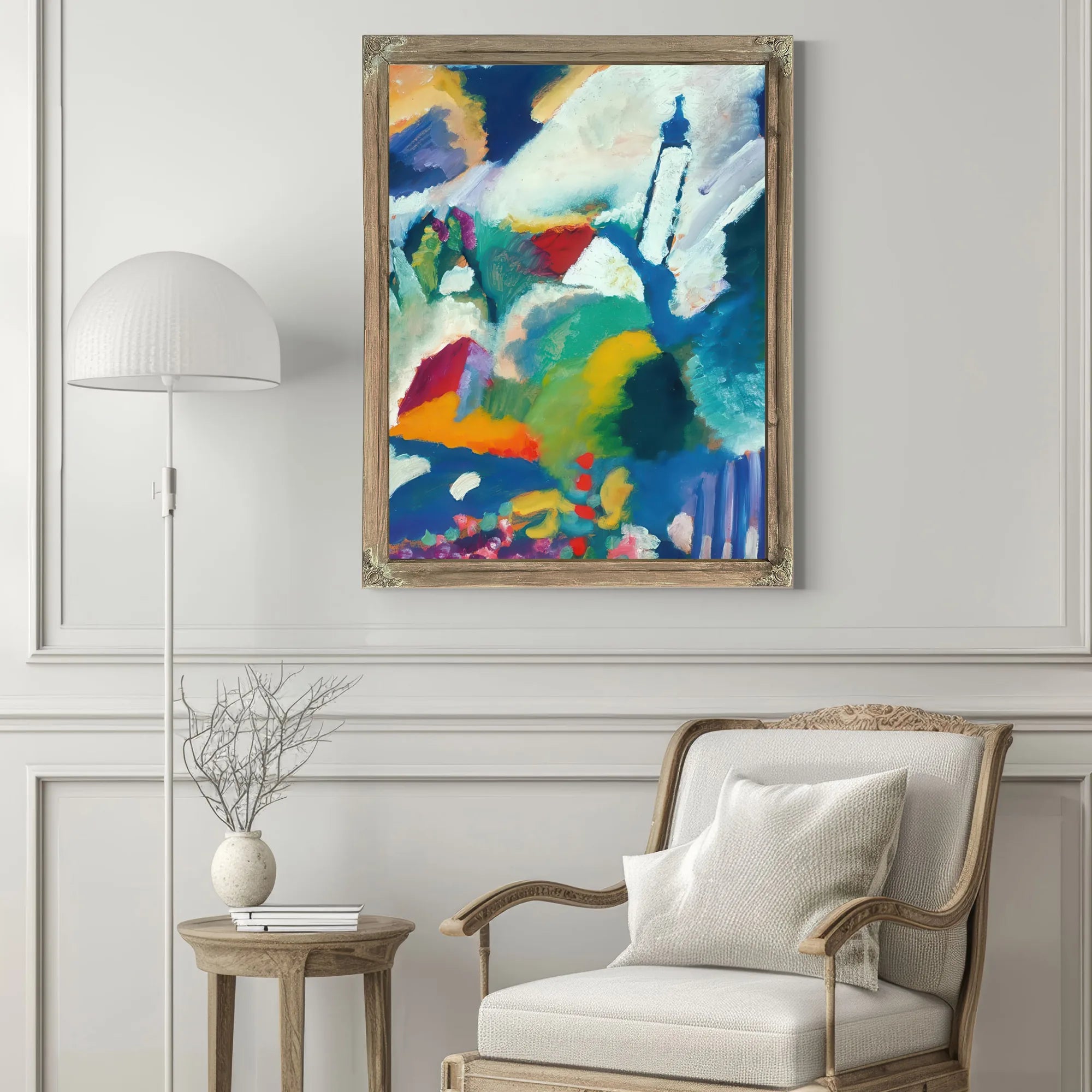 Church In Murnau 1910 By Wassily Kandinsky Fine Art Print
