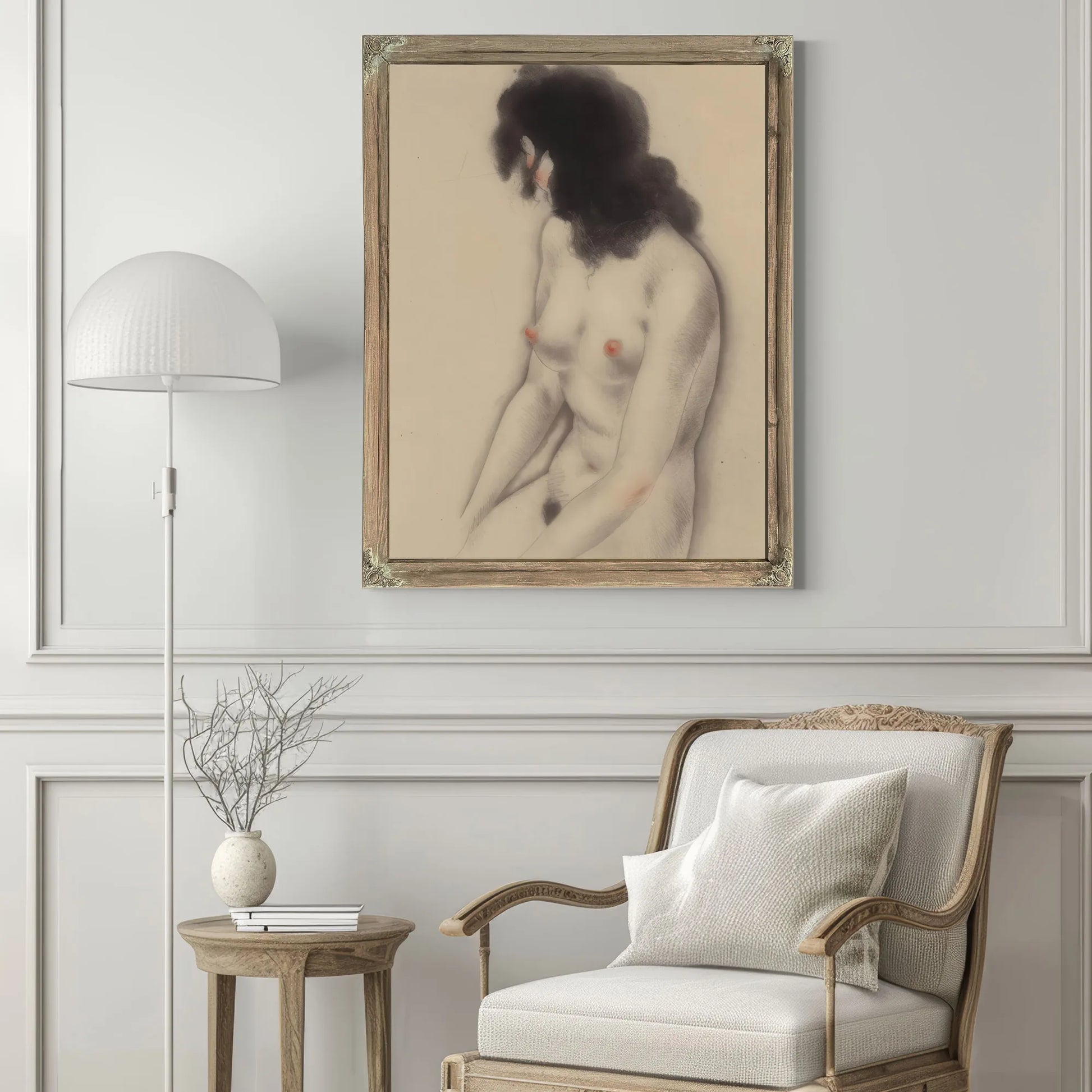 La Vie Des Seins Circa 1945 By Louis Icart Fine Art Print