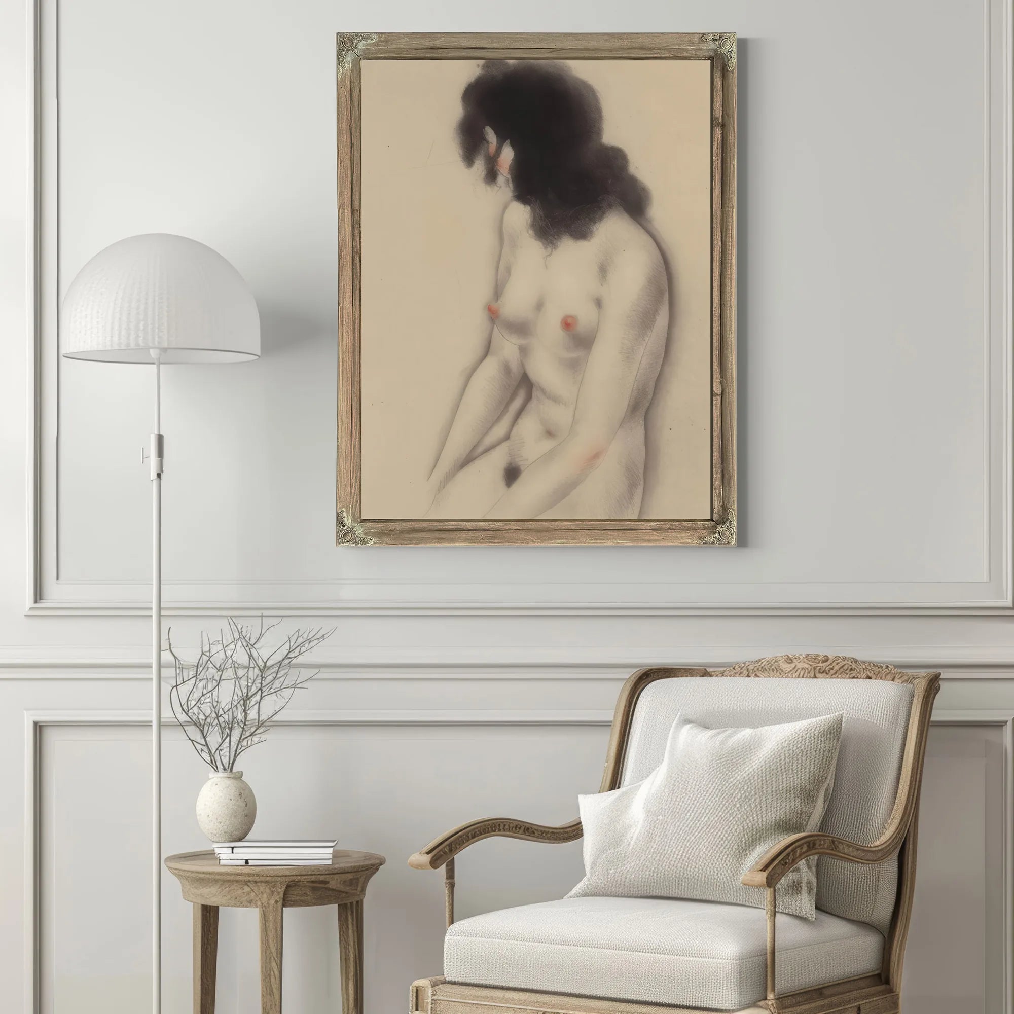 La Vie Des Seins Circa 1945 By Louis Icart Fine Art Print
