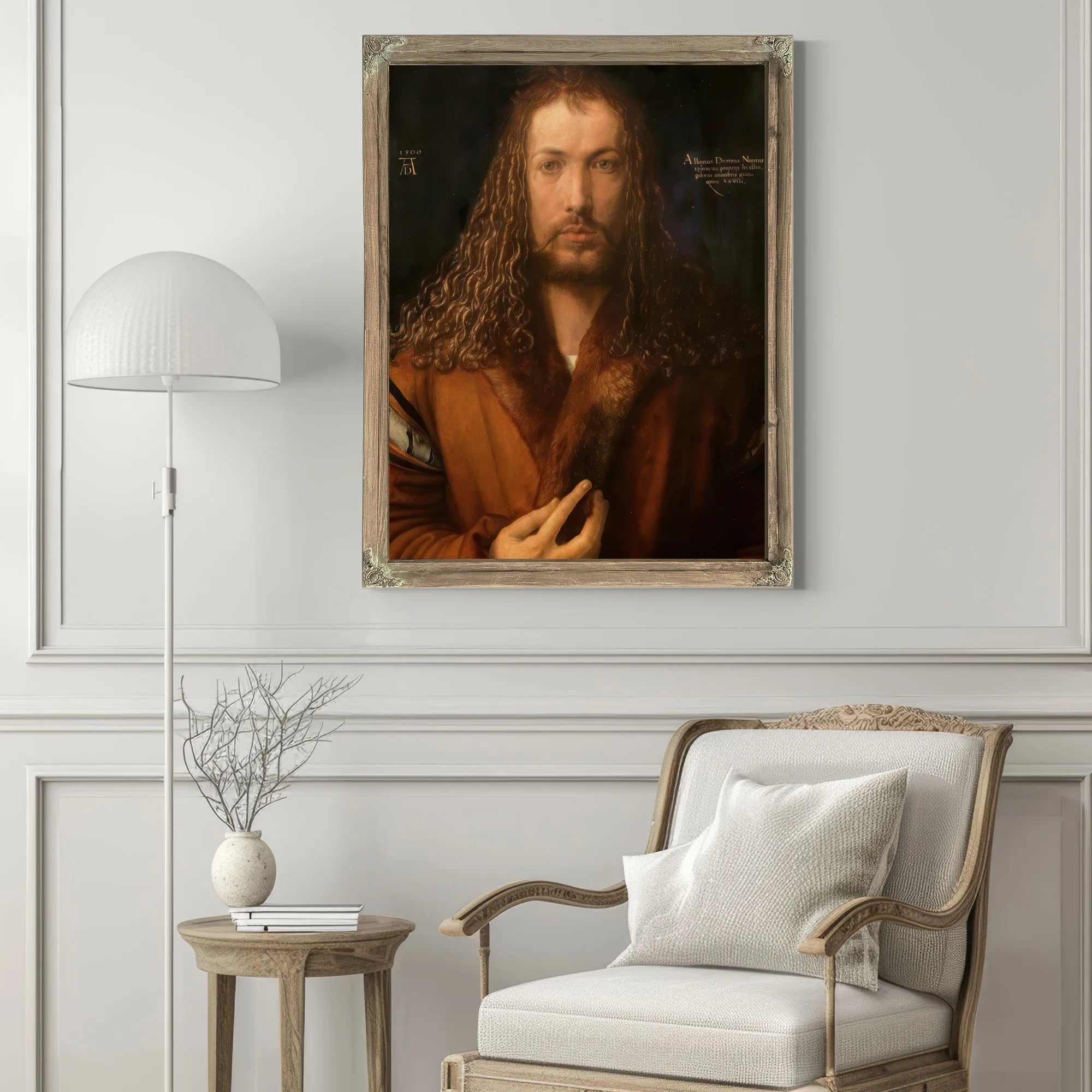 Self Portrait At Age 28 1500 By Albrecht Durer Fine Art Print