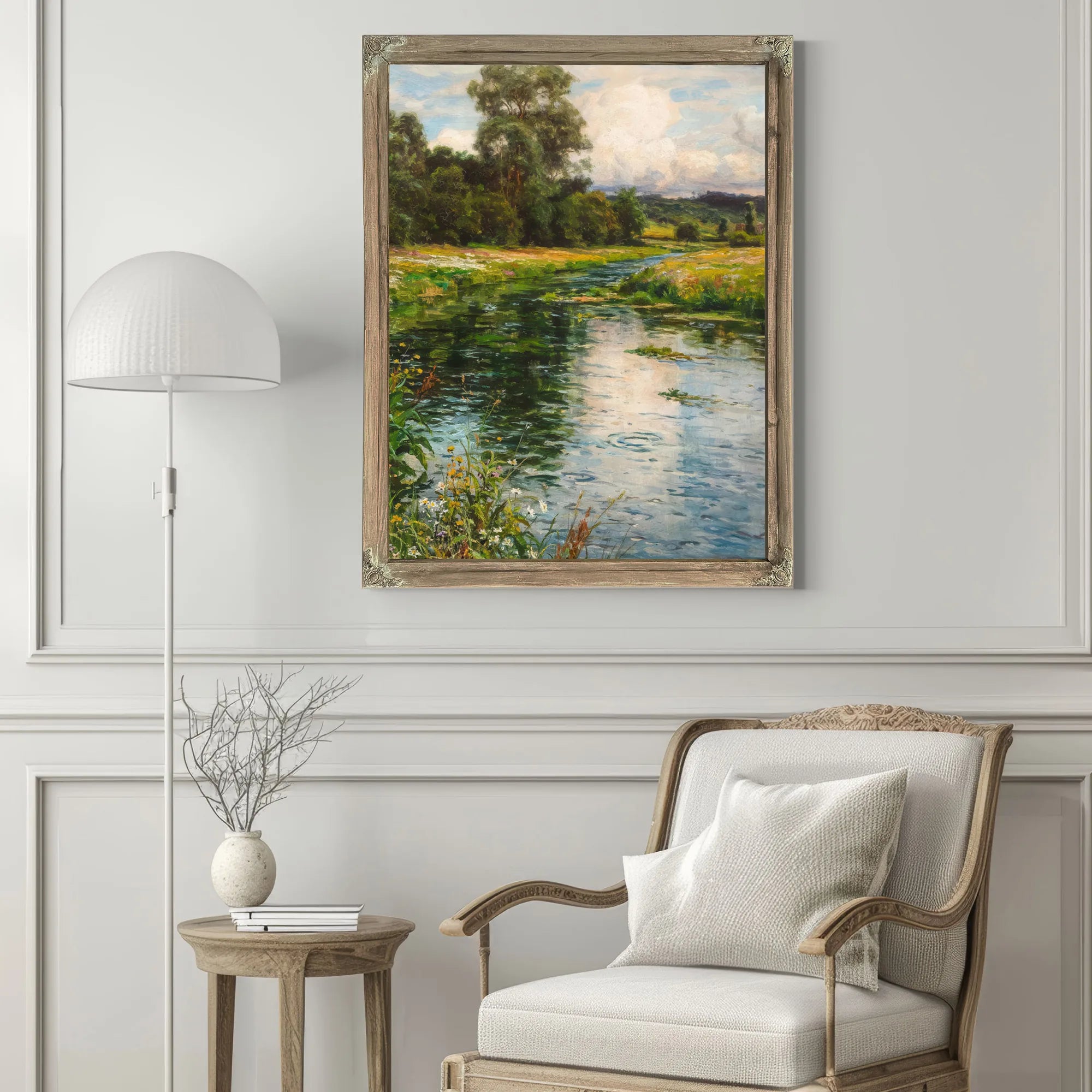 A Quiet Afternoon By Louis Aston Knight Fine Art Print