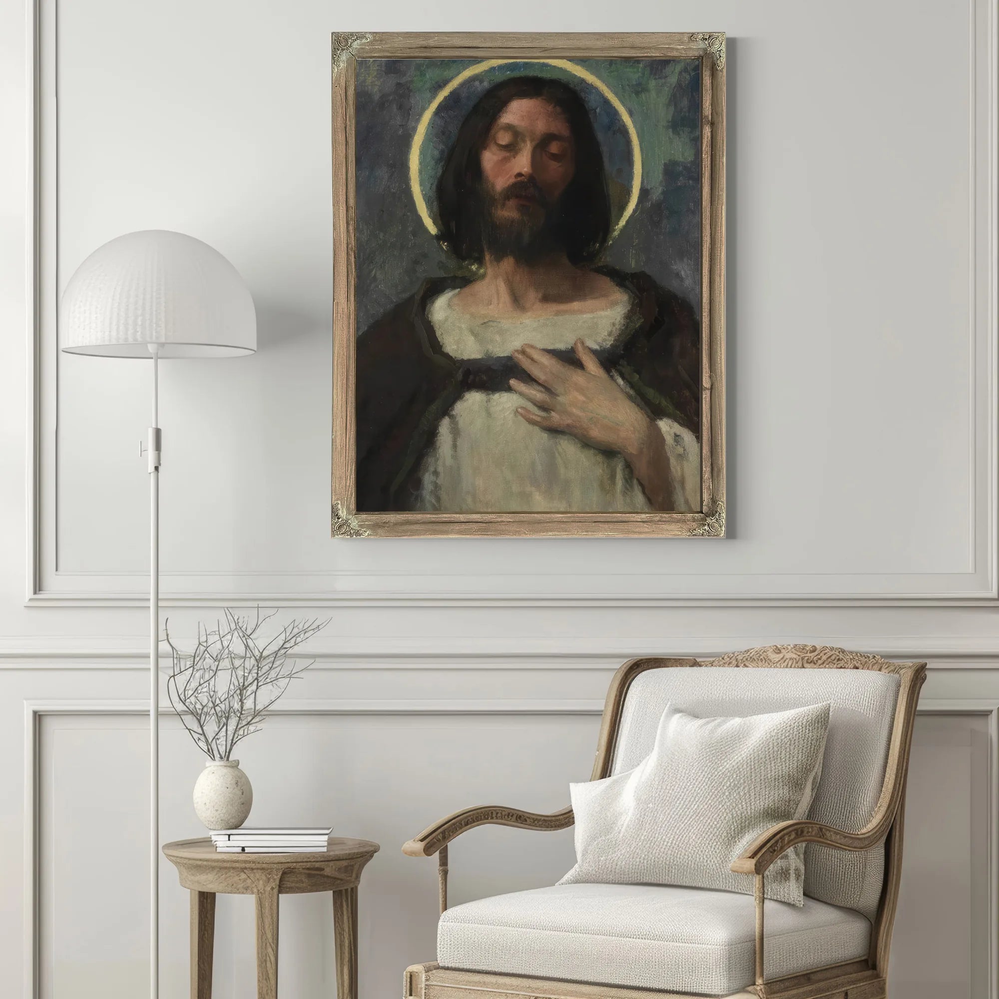 Christ By Gari Melchers Fine Art Print