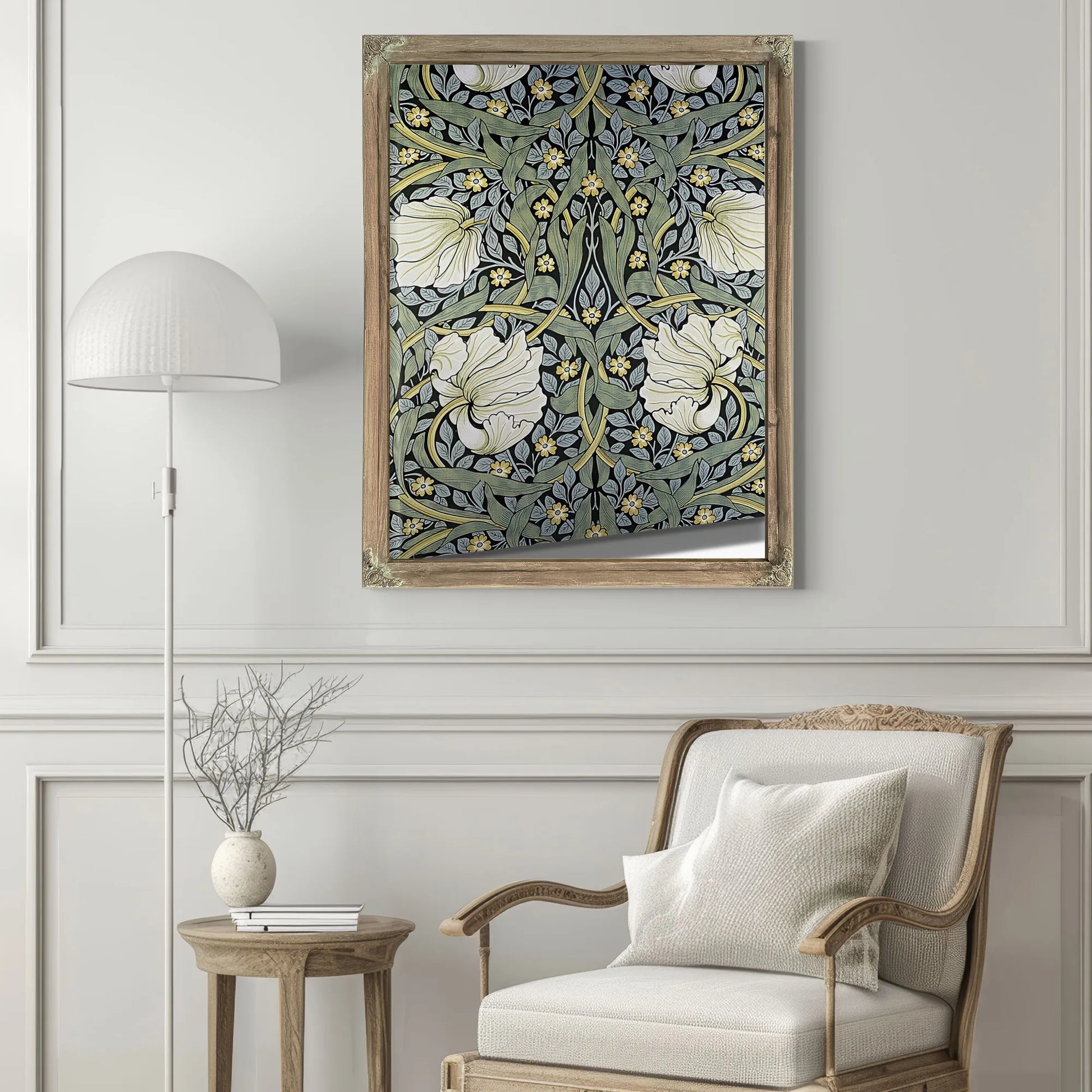 Pimpernel' Wallpaper Design By William Morris Fine Art Print