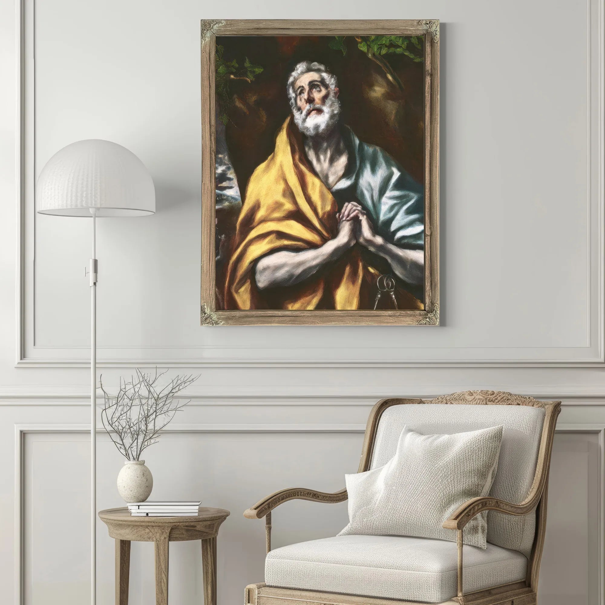 The Repentant St. Peter By El Greco Fine Art Print