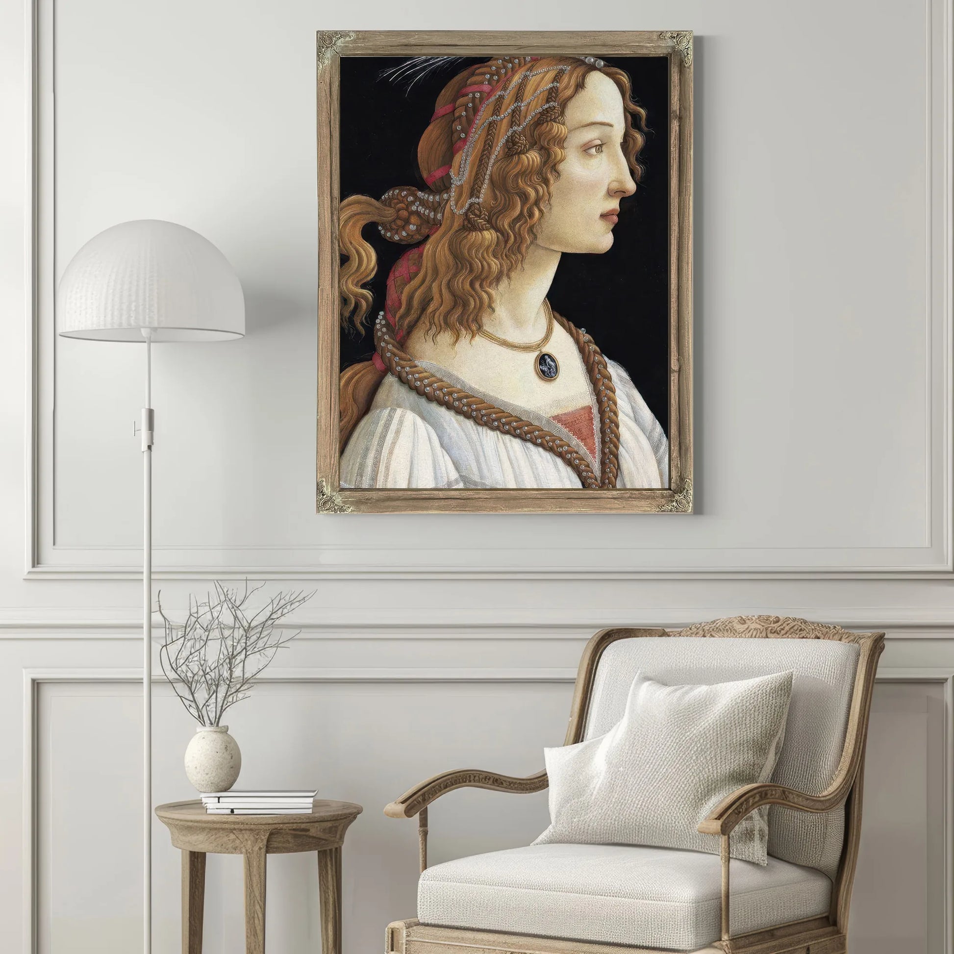 Portrait Of Simonetta Vespucci As A Nymph By Sandro Botticelli Fine Art Print