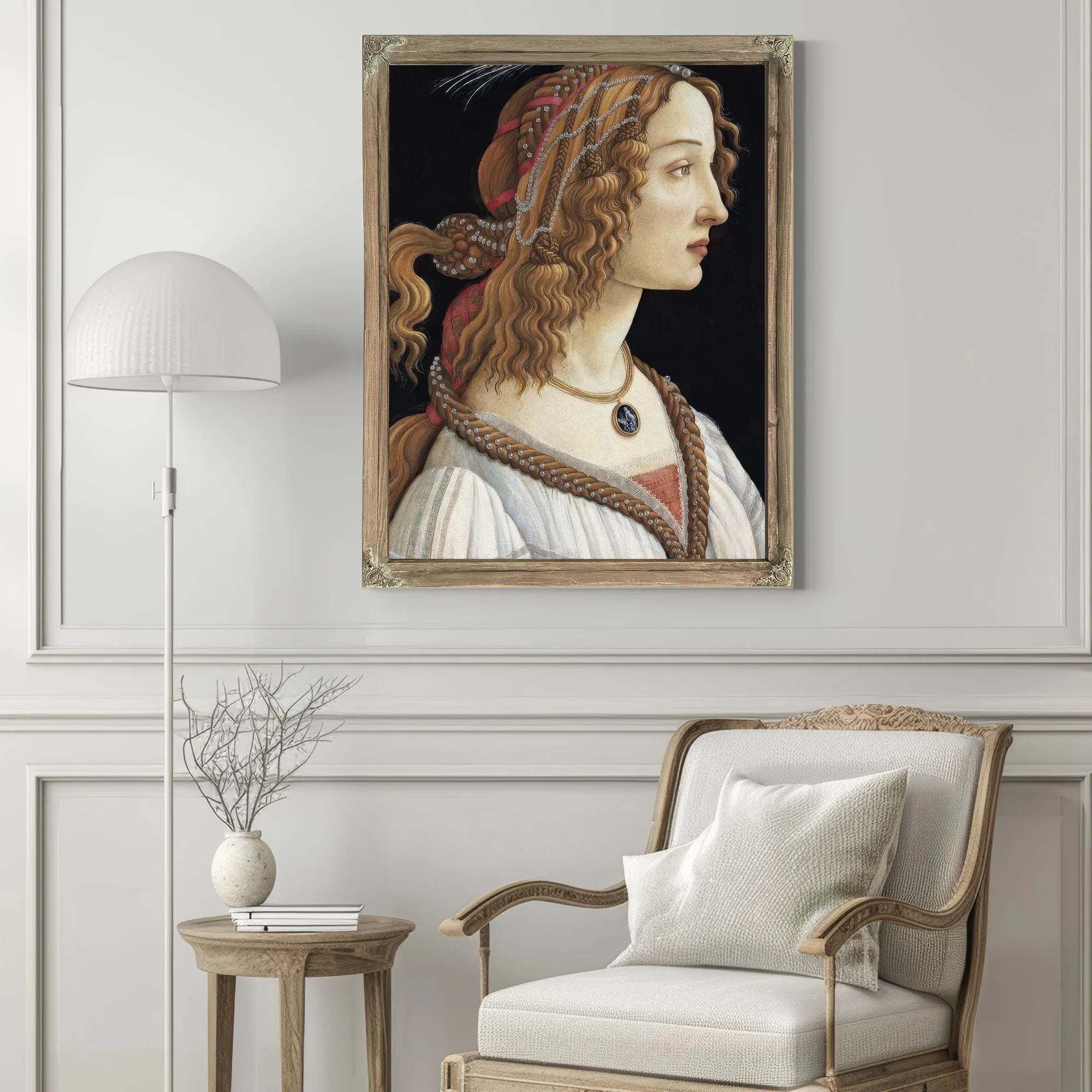Portrait Of Simonetta Vespucci As A Nymph By Sandro Botticelli Fine Art Print