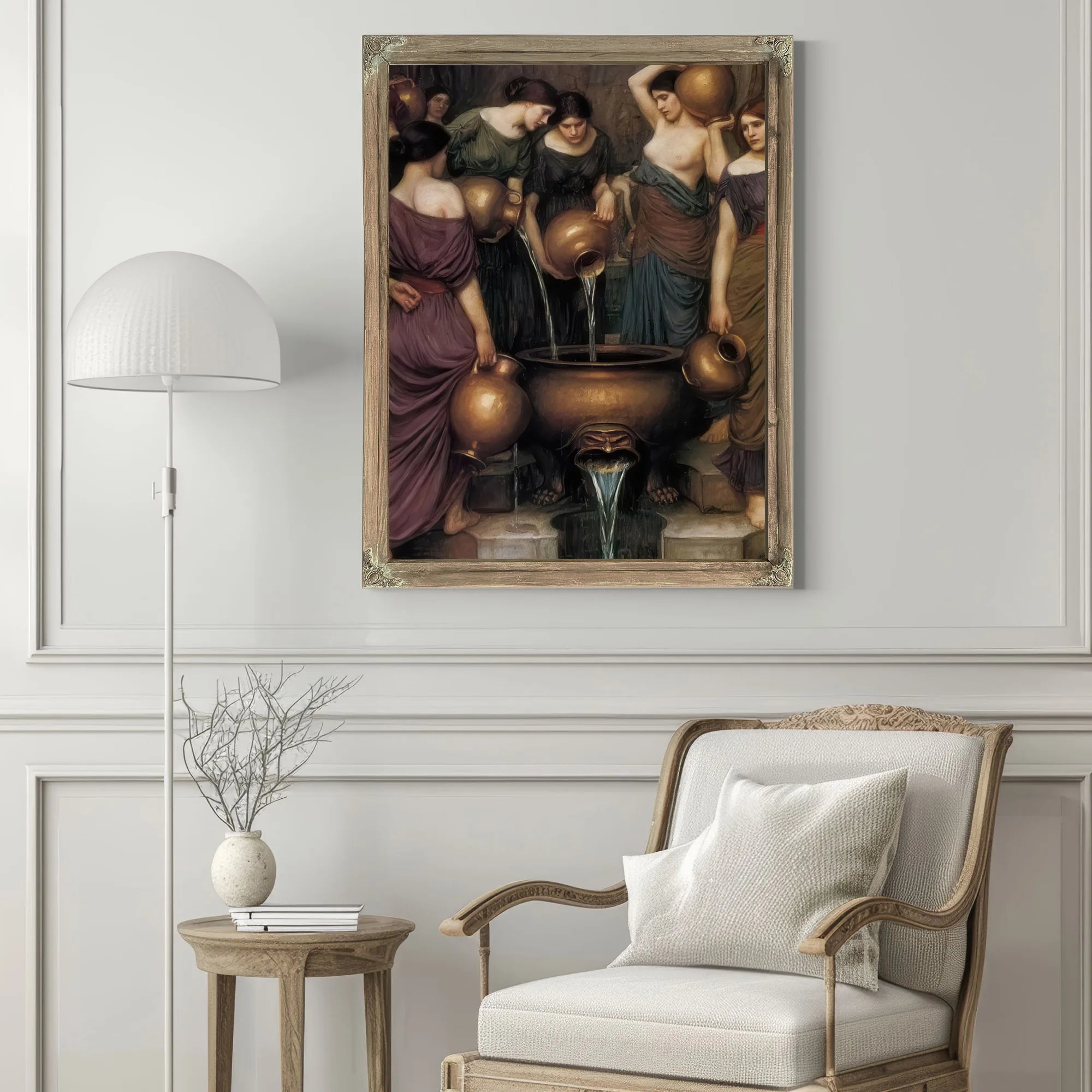 The Danaides By John Waterhouse Fine Art Print