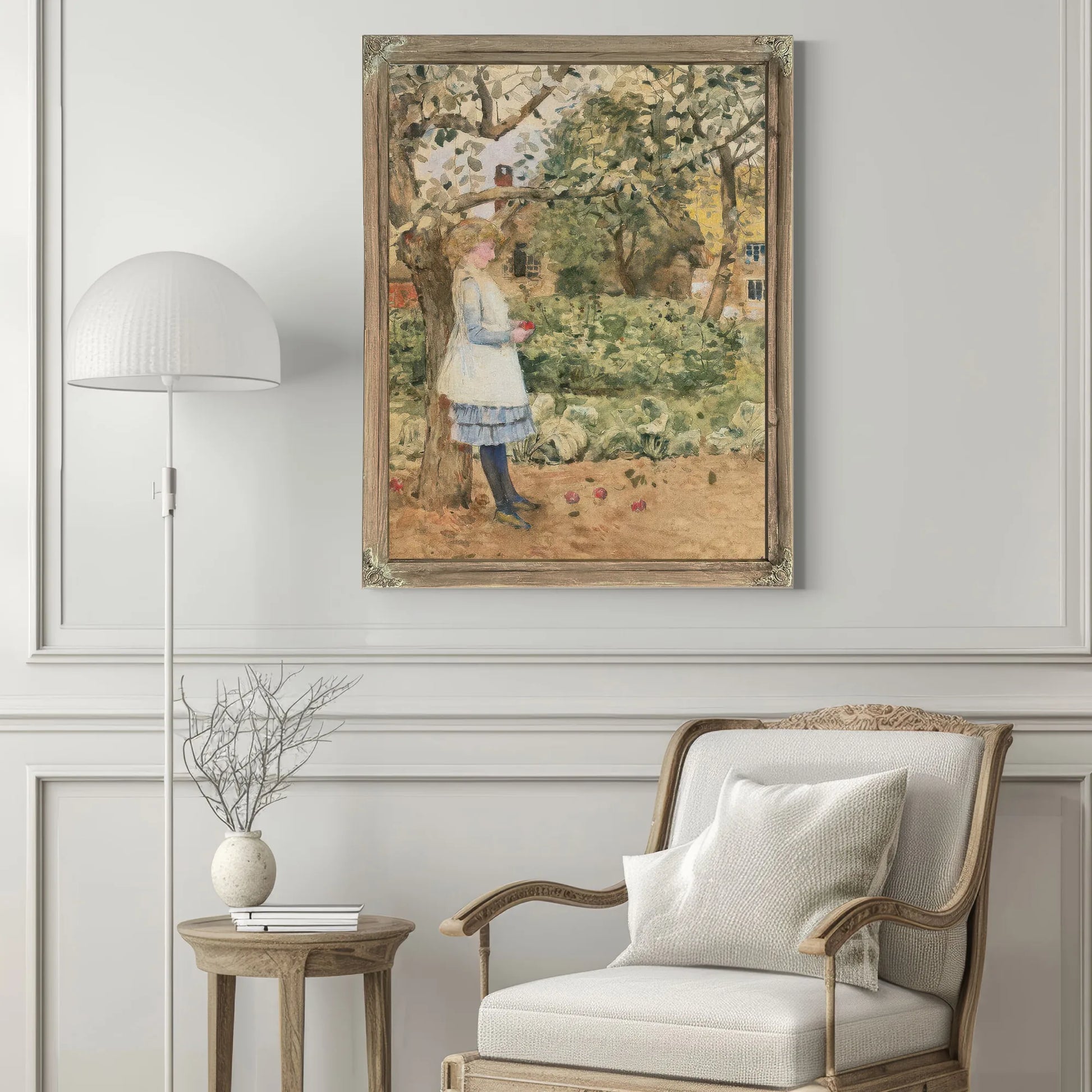 The Little Philosopher By Childe Hassam Fine Art Print
