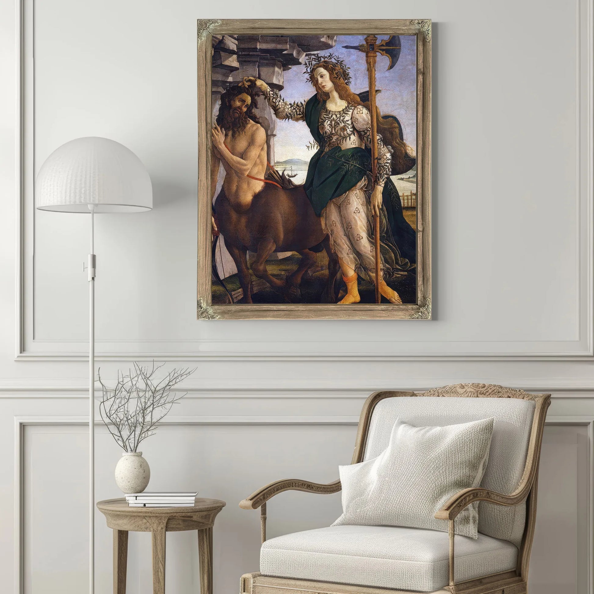 Pallas And The Centaur by Sandro Botticelli Fine Art Print