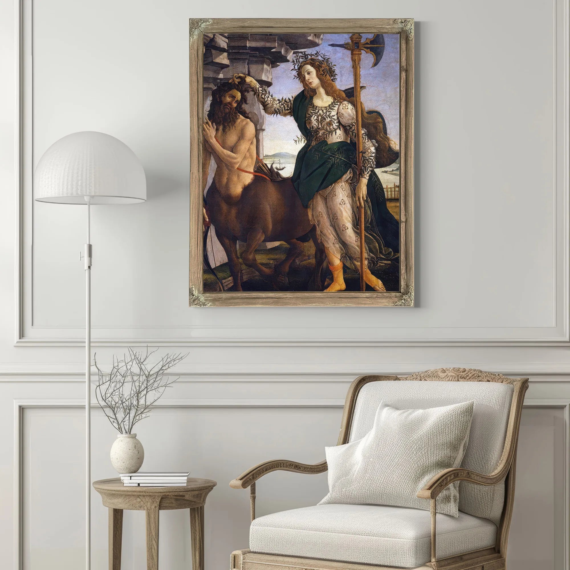 Pallas And The Centaur by Sandro Botticelli Fine Art Print