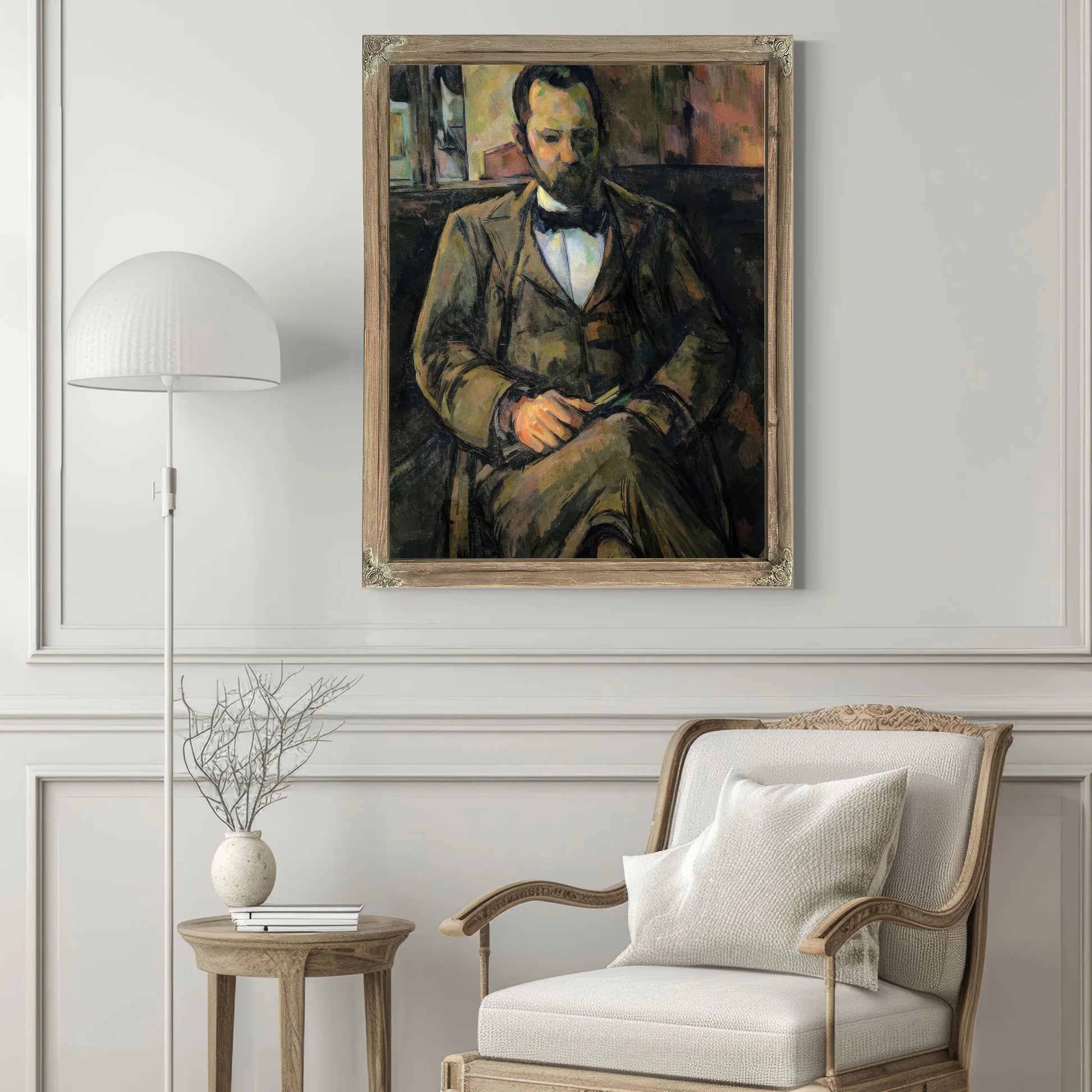 Portrait Of Ambroise Vollard By Paul Cezanne Fine Art Print