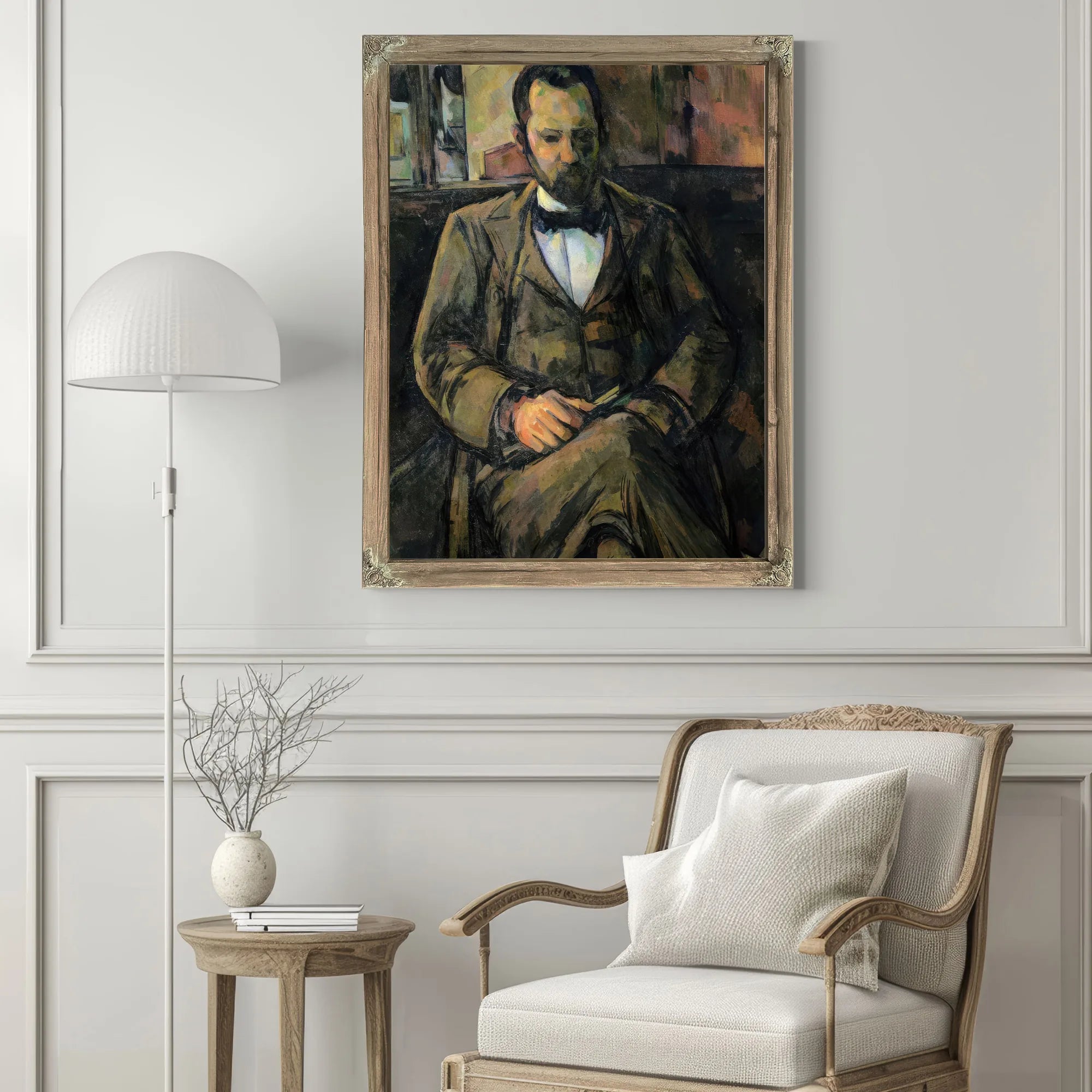 Portrait Of Ambroise Vollard By Paul Cezanne Fine Art Print