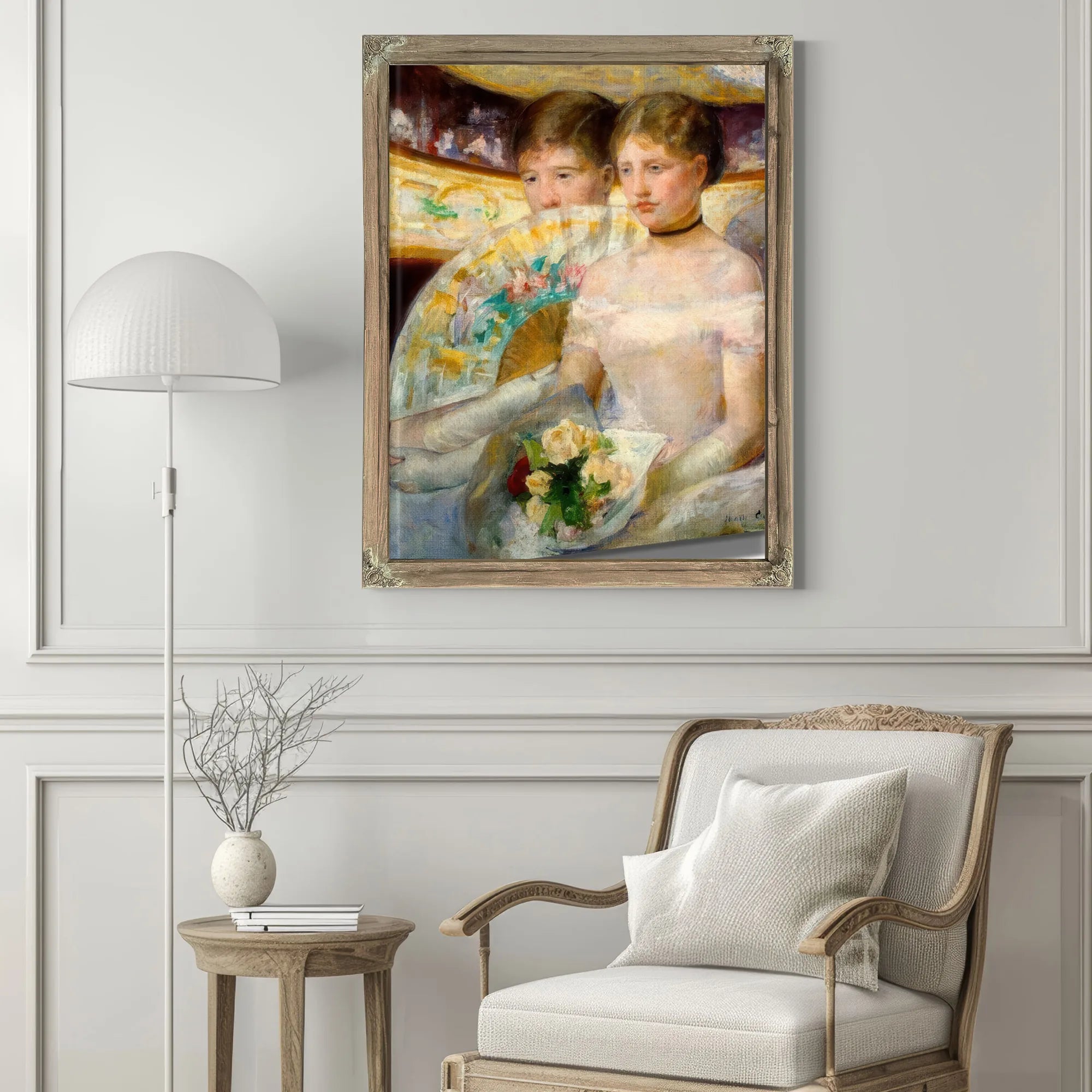 The Loge By Mary Cassatt Fine Art Print