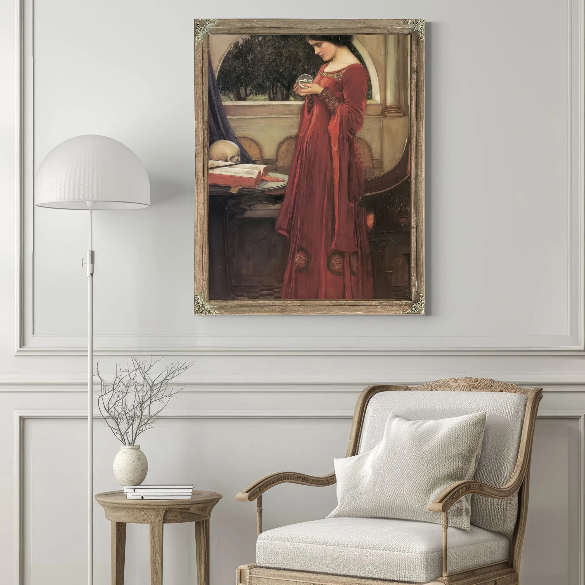 The Crystal Ball By John Waterhouse Fine Art Print