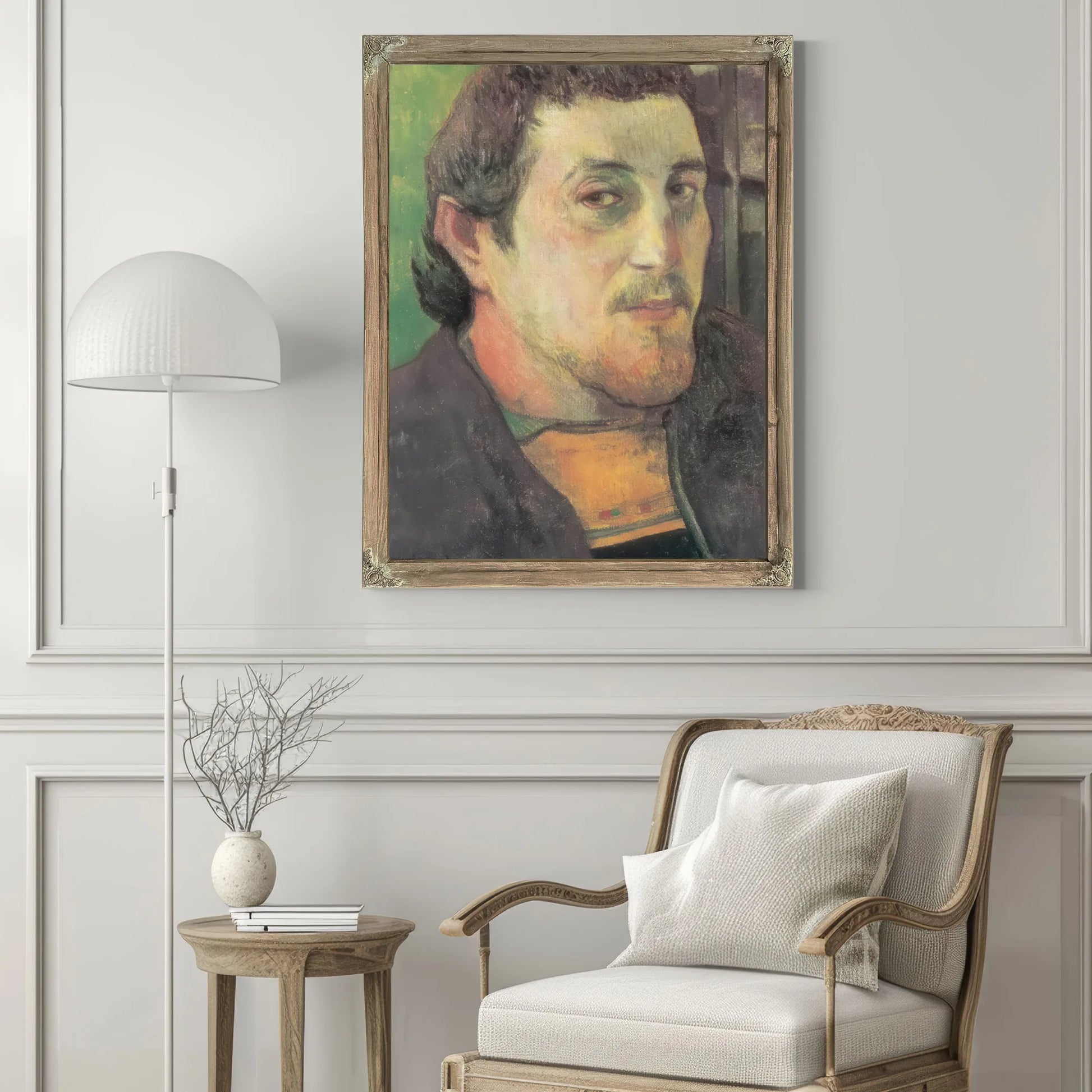 Self Portrait To My Friend Cazziere By Paul Gauguin Fine Art Print