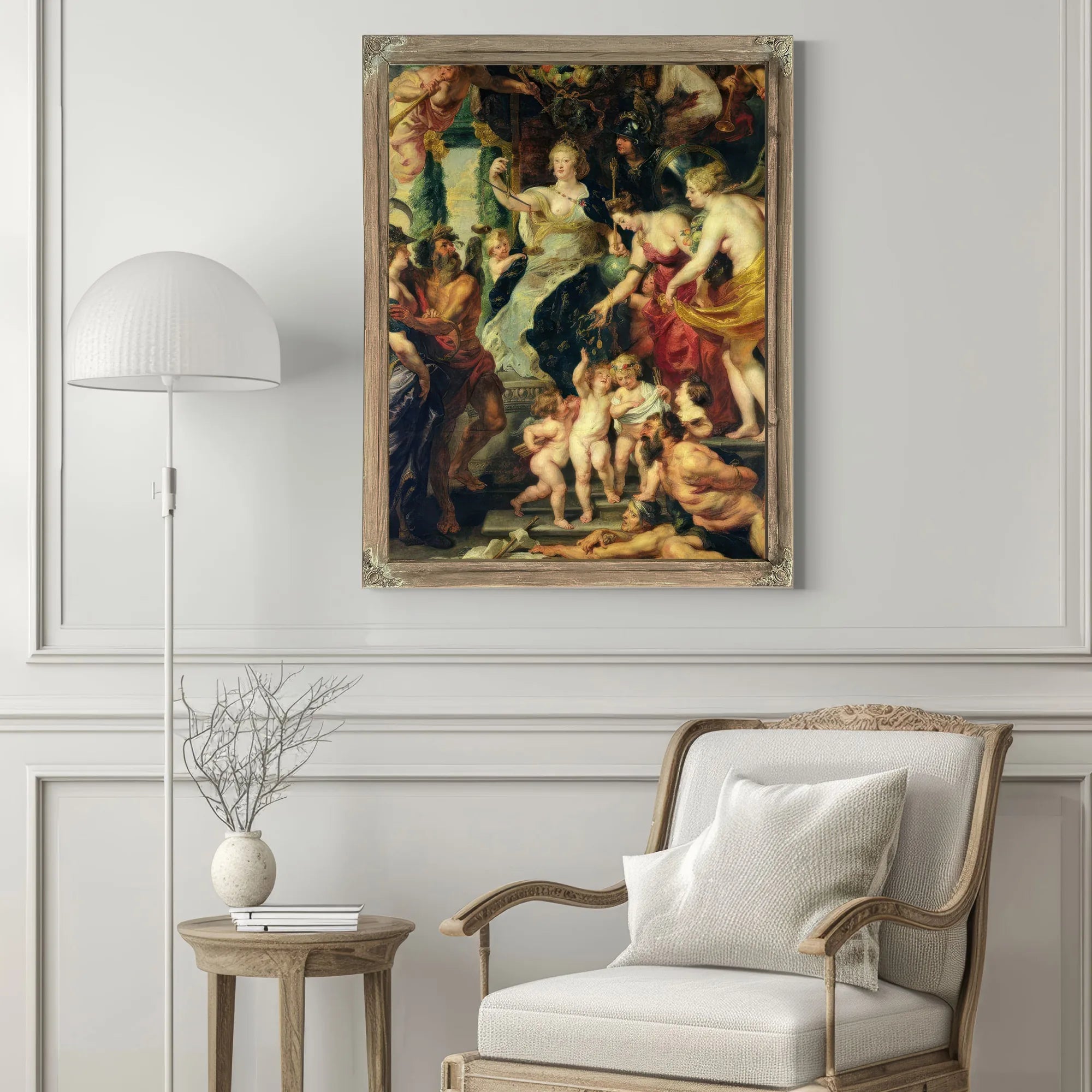 The Felicity Of The Regency By Peter Paul Rubens Fine Art Print