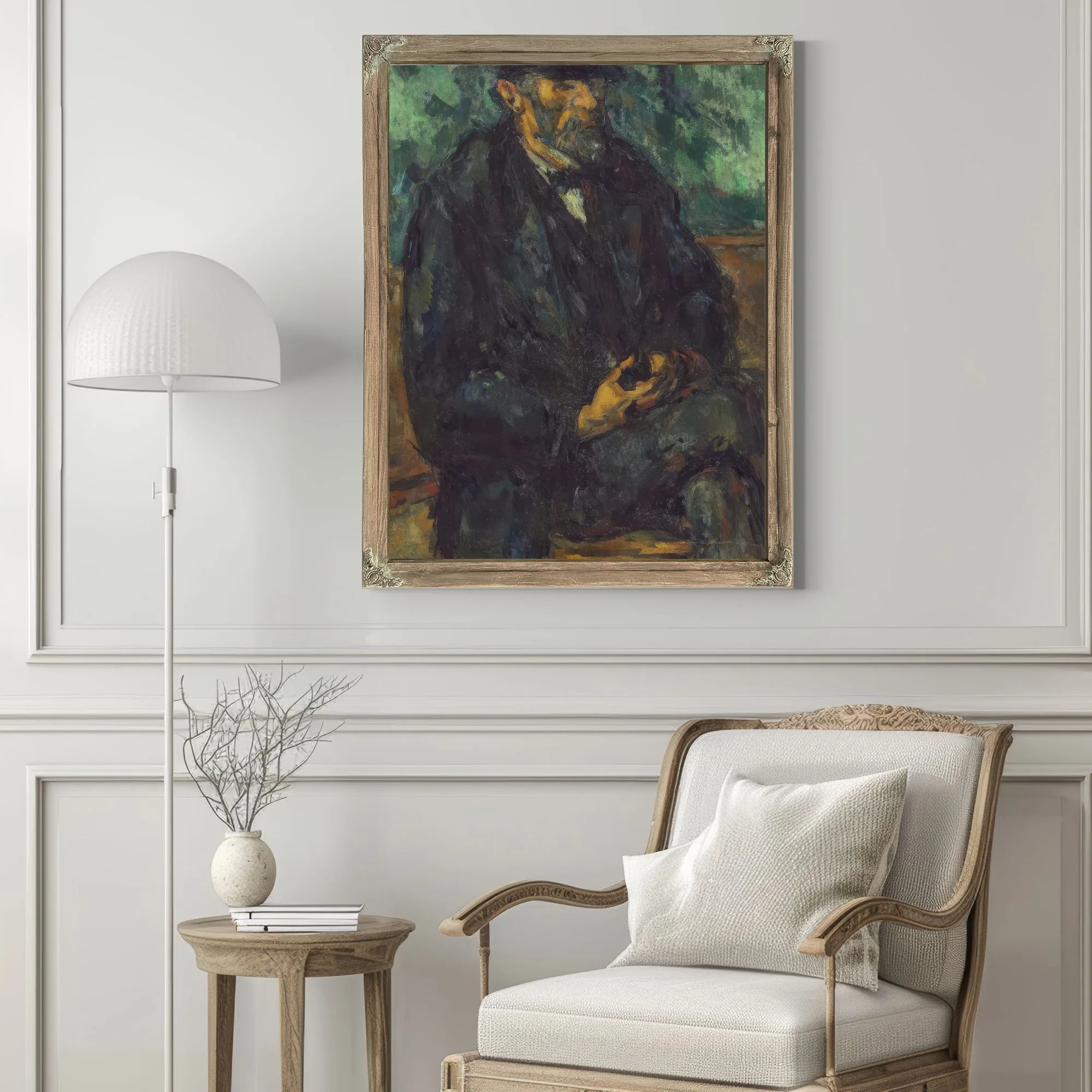 The Gardener Vallier By Paul Cezanne Fine Art Print