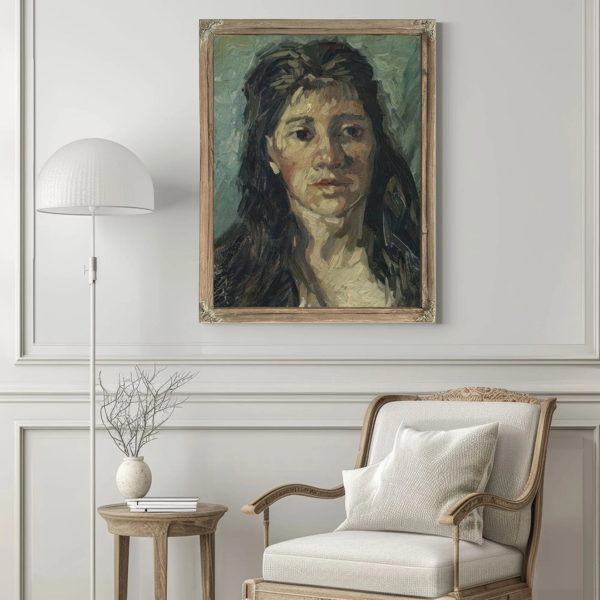 Head Of A Prostitute By Vincent Van Gogh Fine Art Print