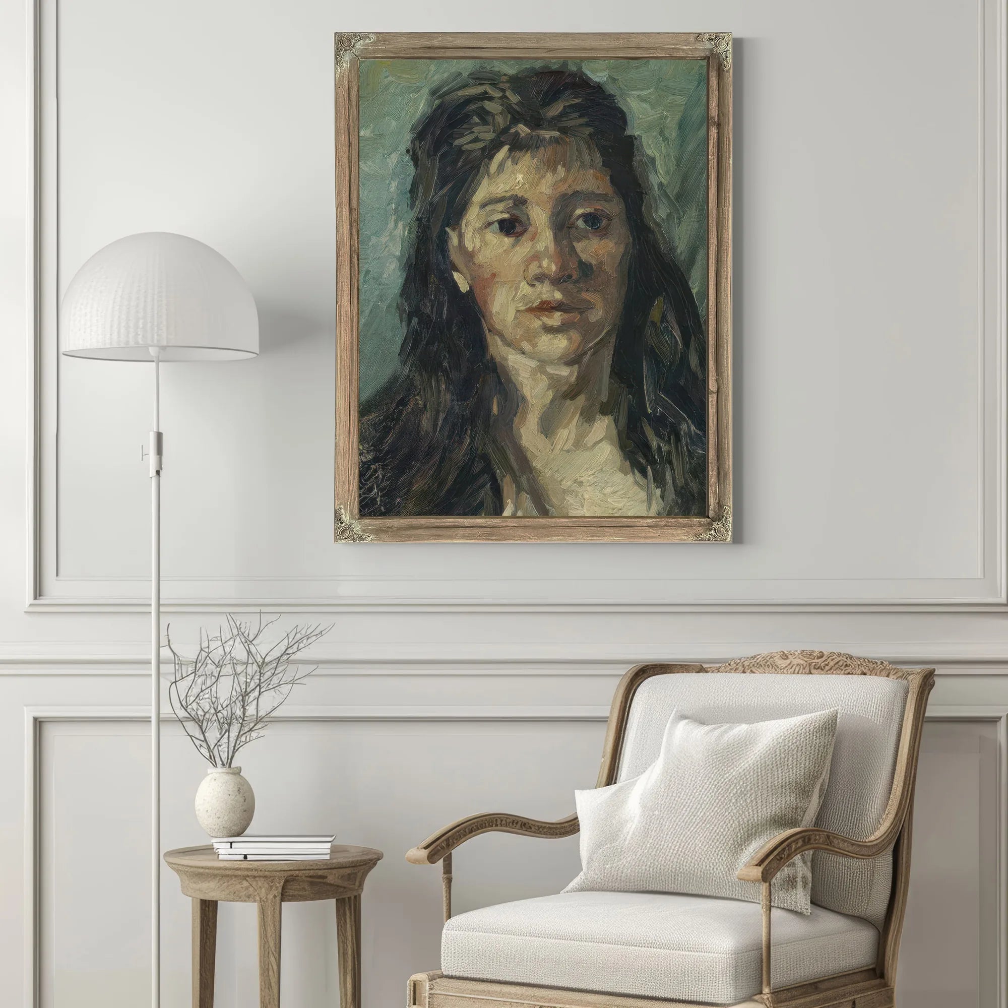 Head Of A Prostitute By Vincent Van Gogh Fine Art Print