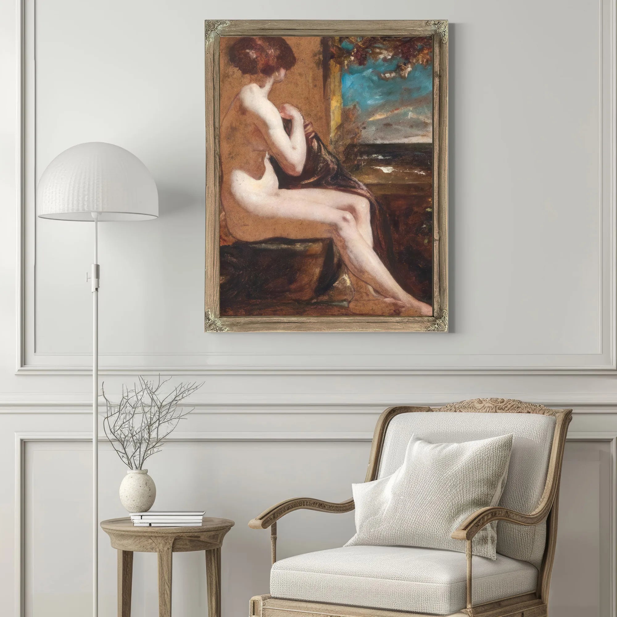 Hero Waiting For Leander By William Etty Fine Art Print