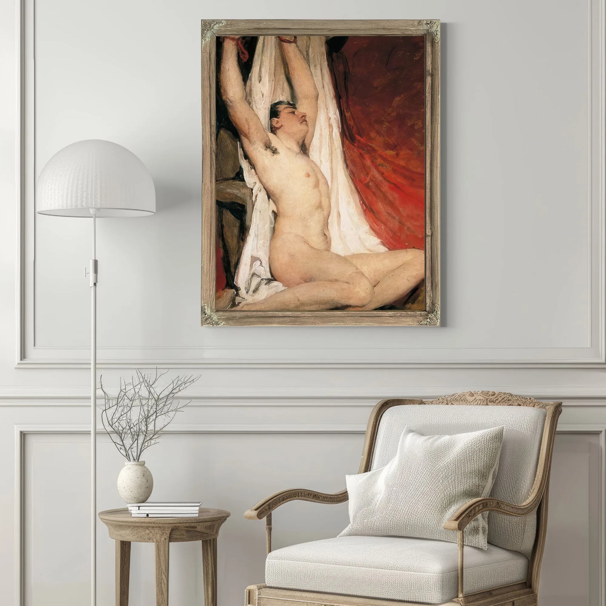 Male Nude by William Etty Fine Art Print