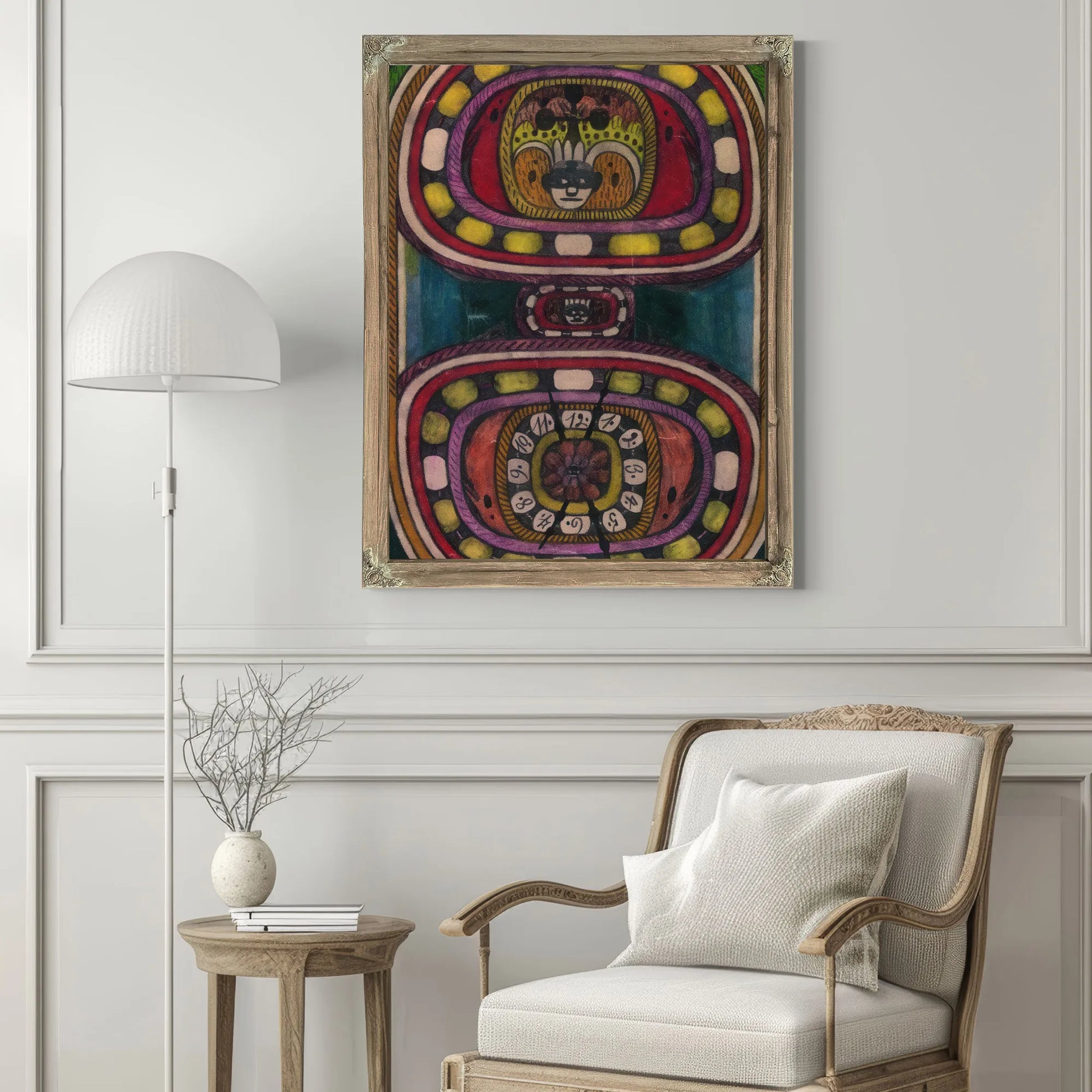 Cleopatra St Adolf Ring Giant City In India 1915 By Adolf Wolfli Fine Art Print