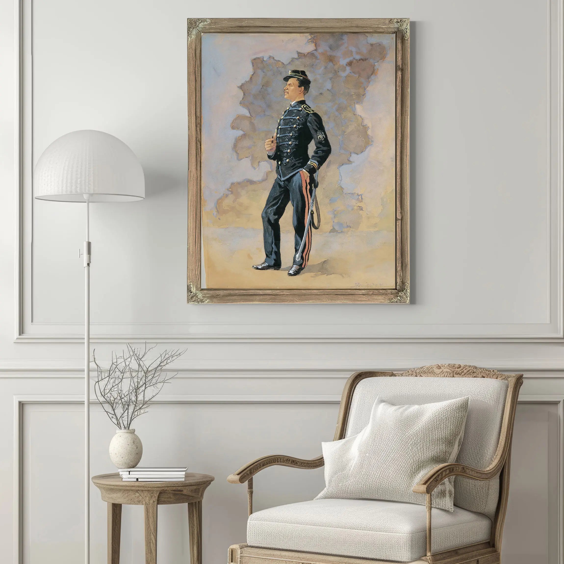 Lieutenant Engineer Battalion by Frederic Remington