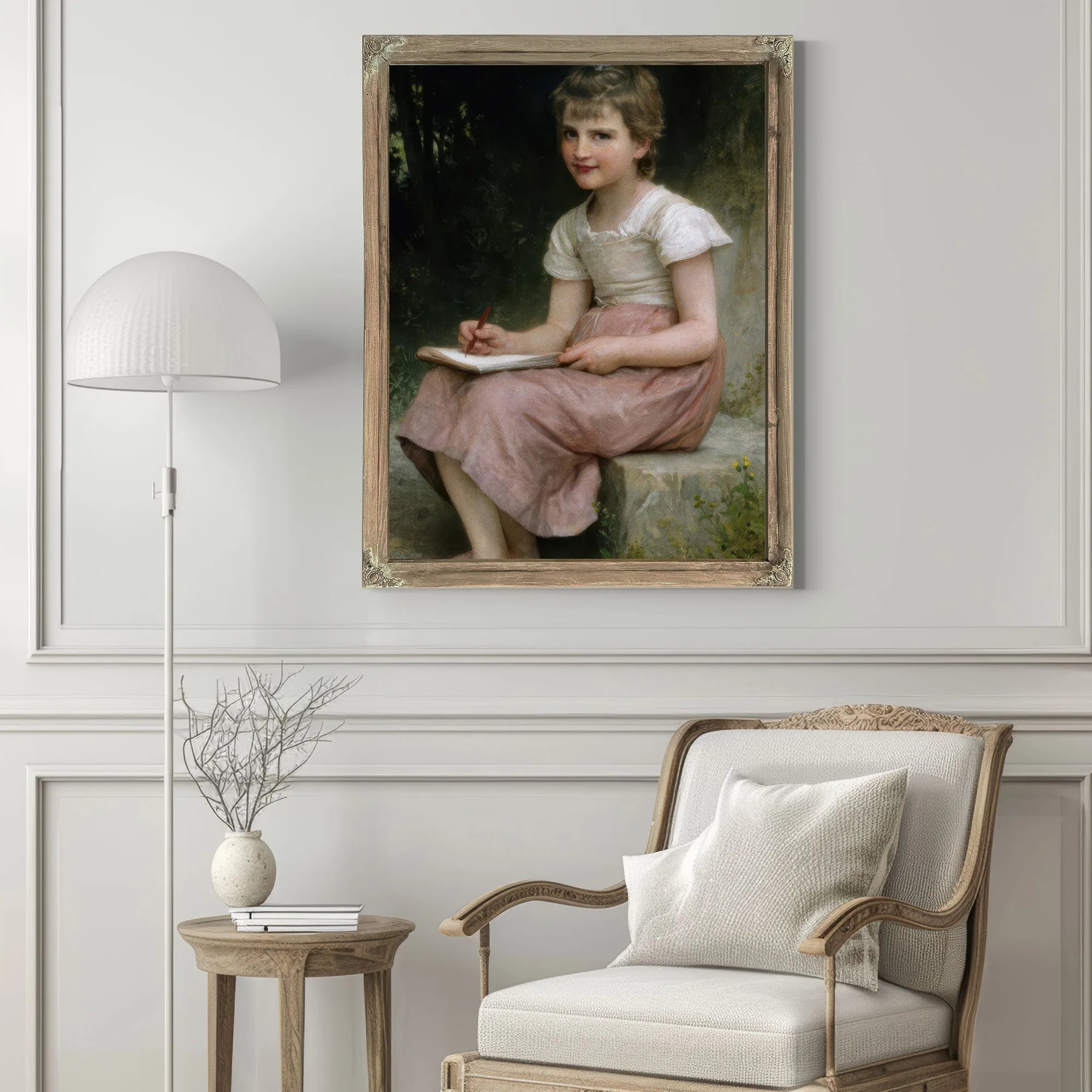 A Calling By William Adolphe Bouguereau Fine Art Print