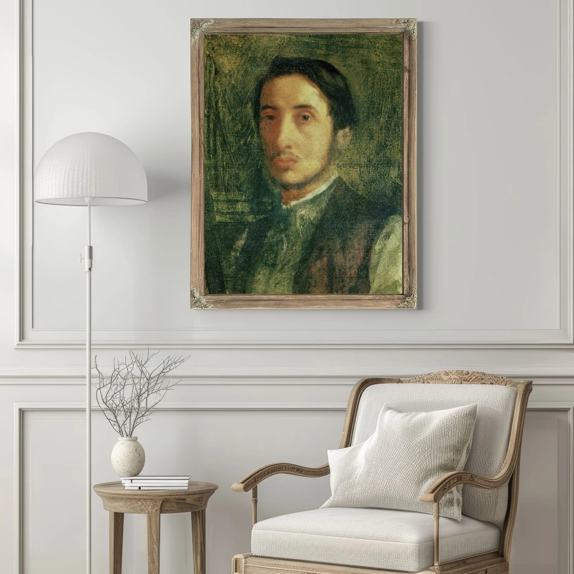 Self Portrait As A Young Man By Edgar Degas Fine Art Print