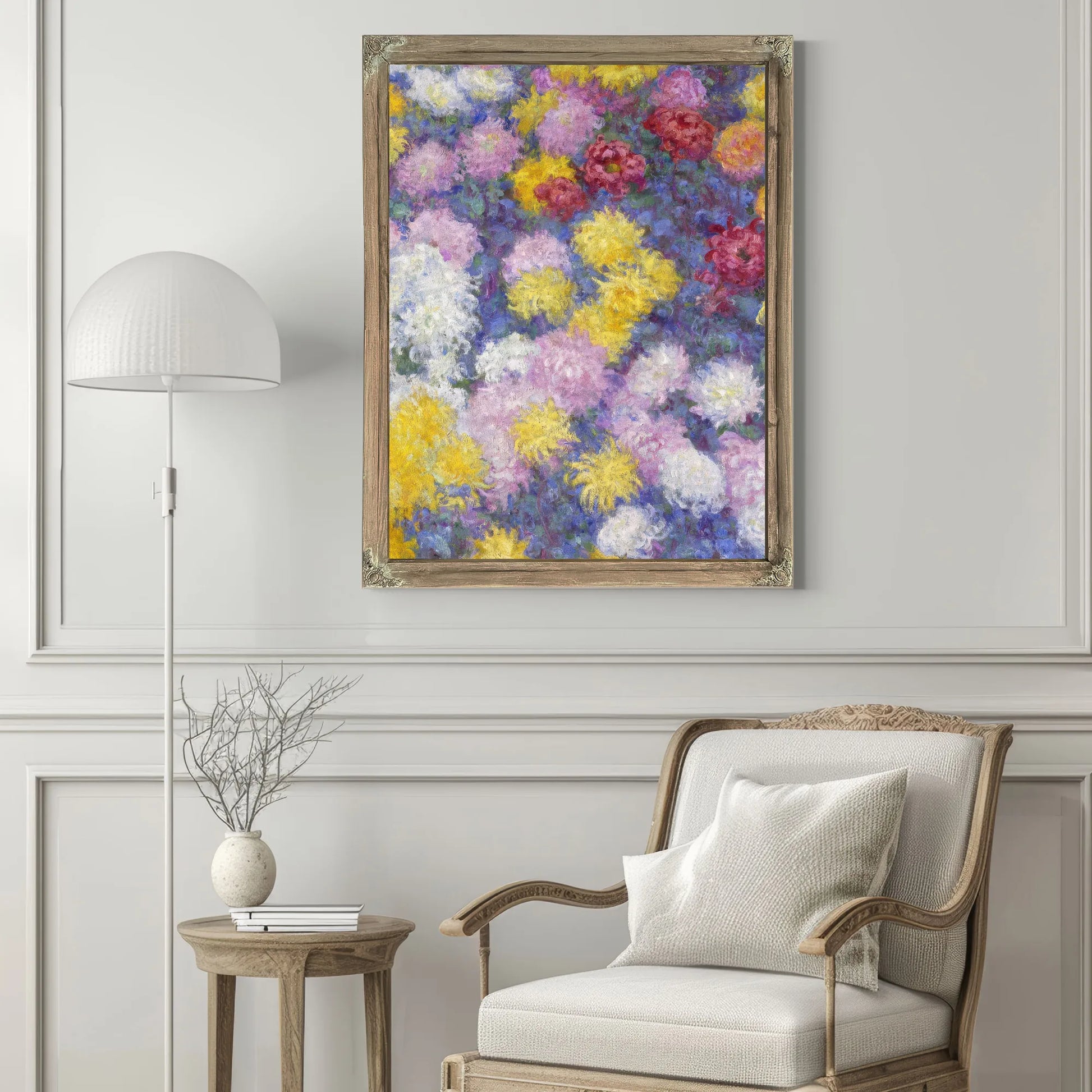 Chrysanthemums By Claude Monet Fine Art Print
