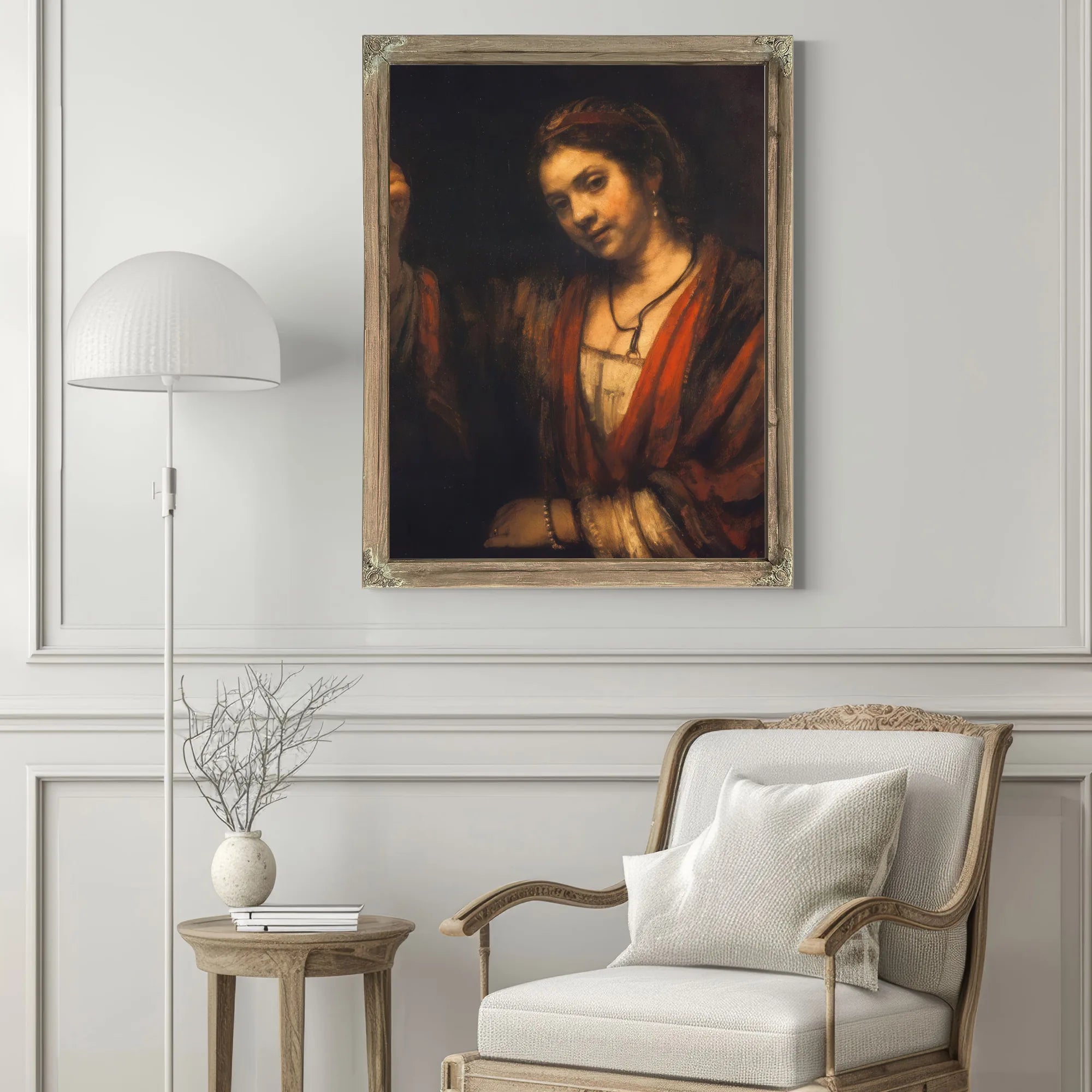 Portrait Of Hendrickje Stoffels By Rembrandt Fine Art Print