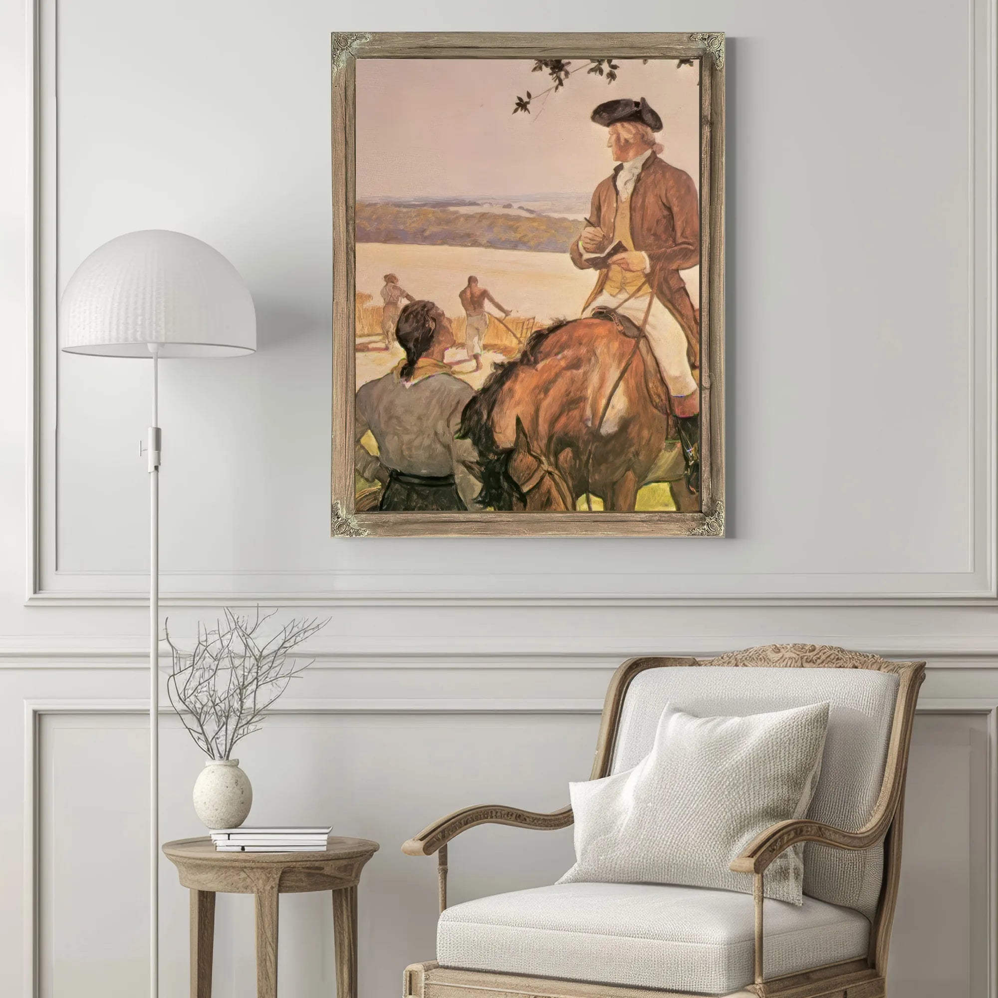 First Farmer Of The Land By NC Wyeth Fine Art Print