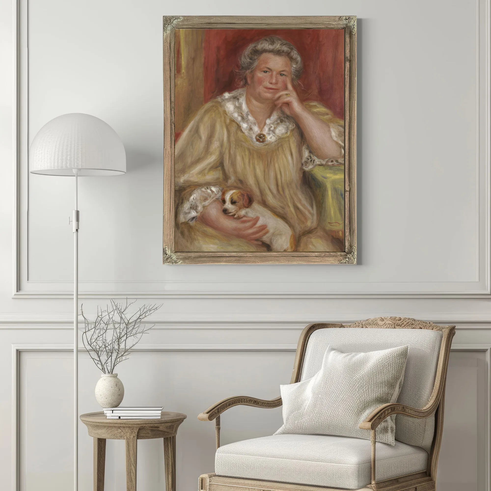 Madame Renoir By Pierre Auguste Renoir Fine Art Print